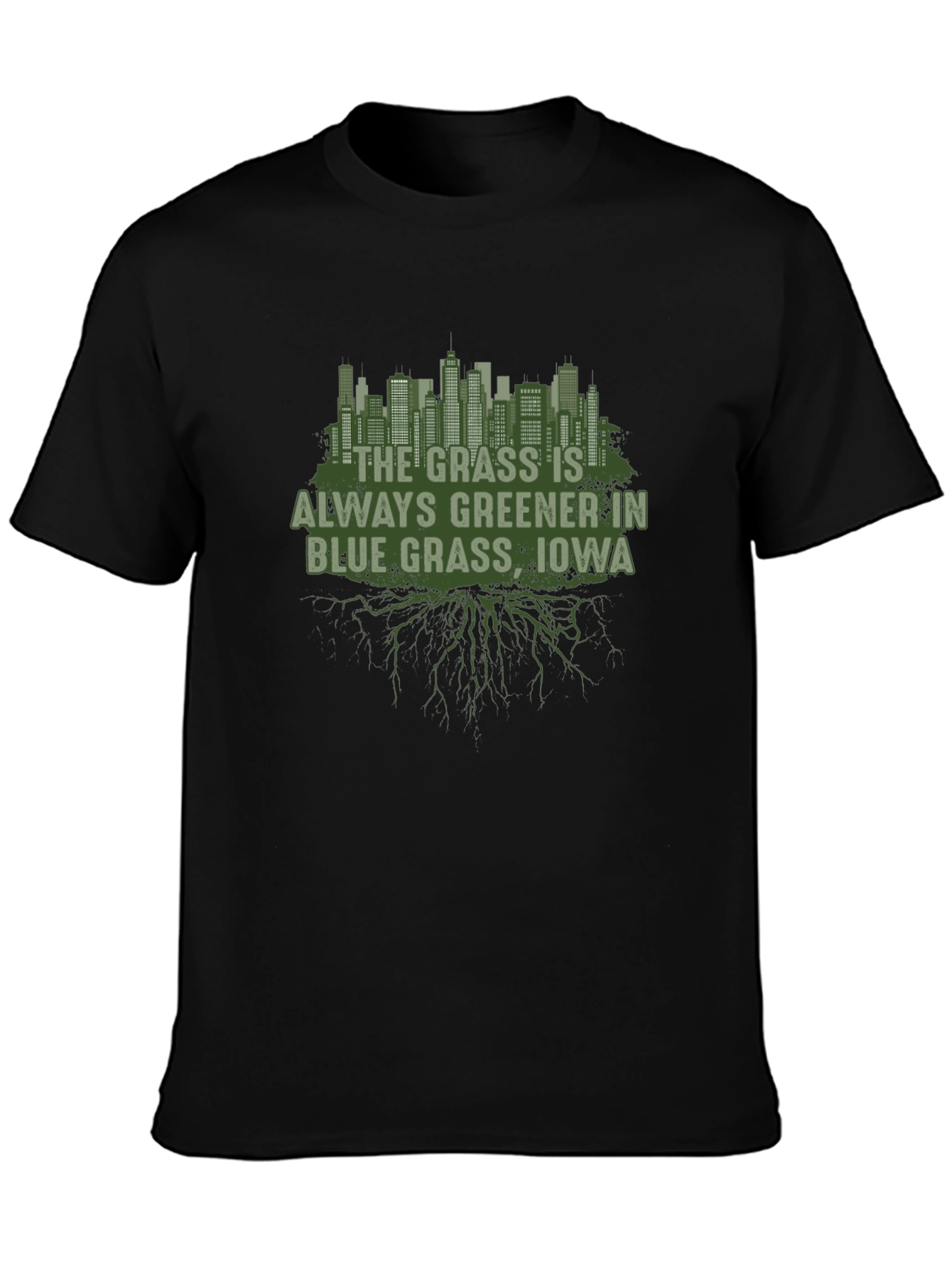 Blue Grass Iowa T-Shirt