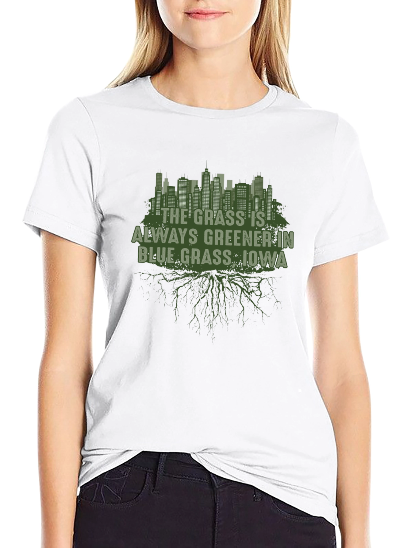 Blue Grass Iowa T-Shirt
