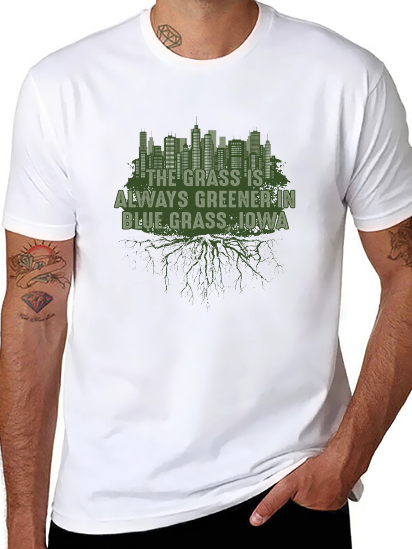 Blue Grass Iowa T-Shirt