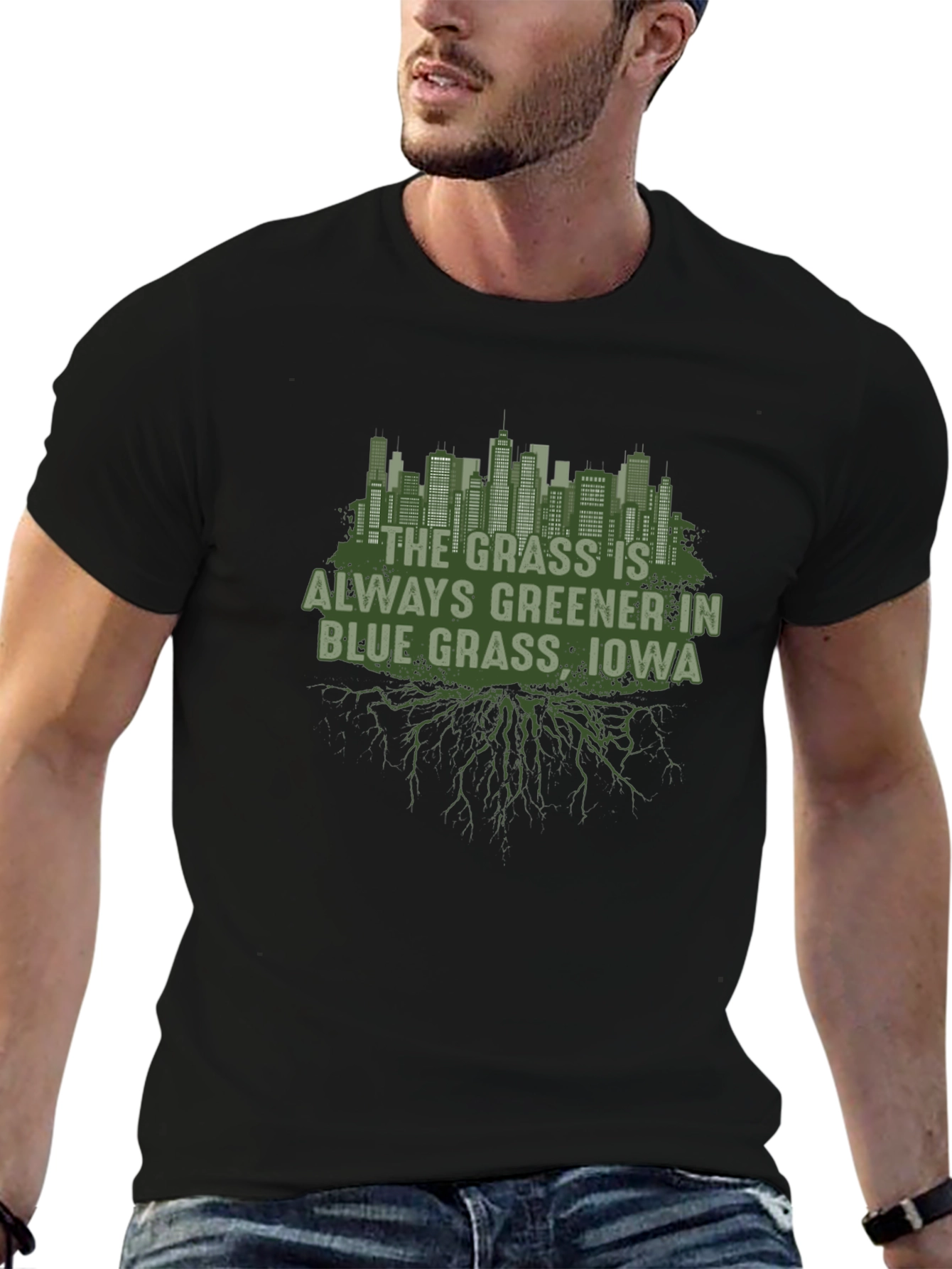 Blue Grass Iowa T-Shirt