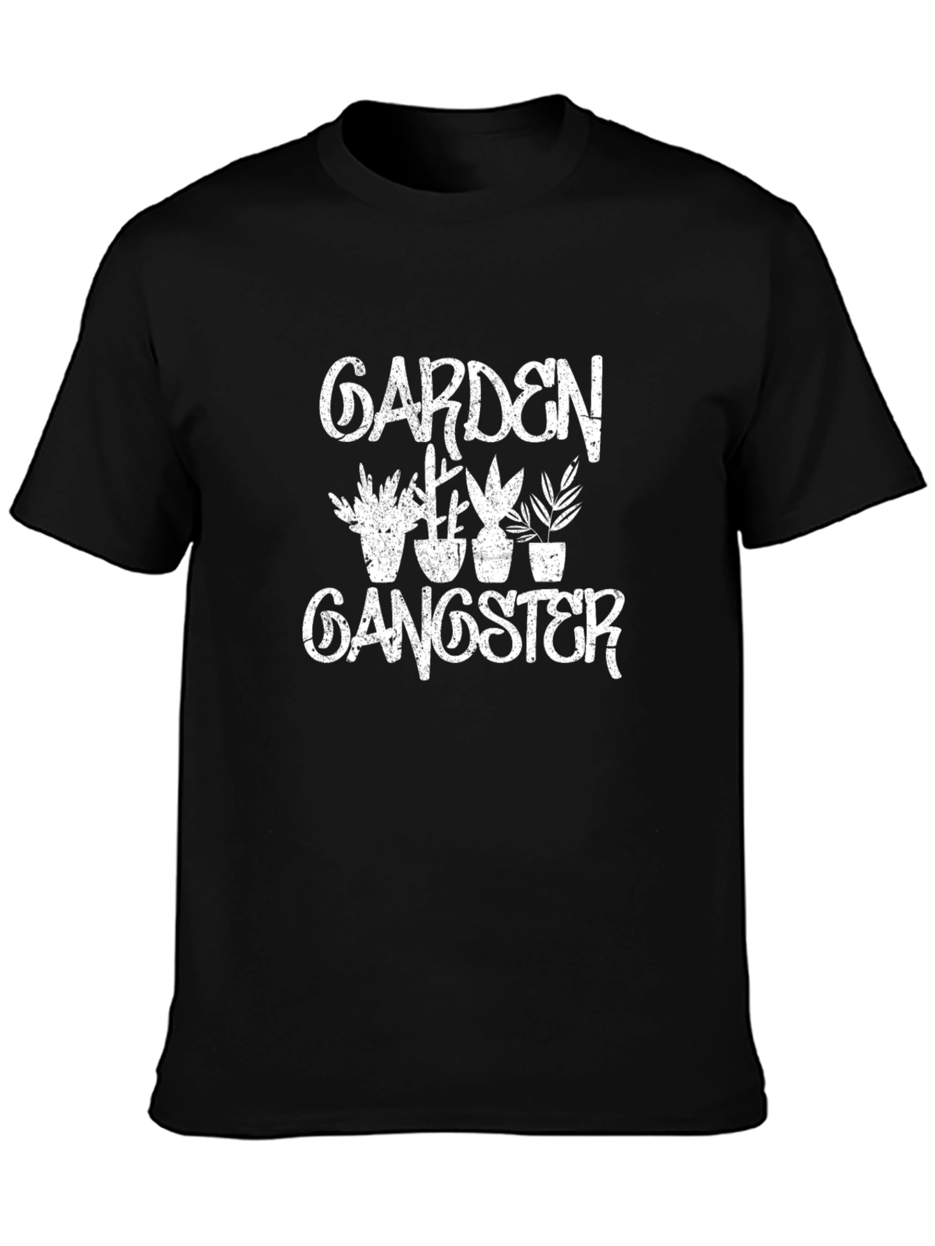 Garden Gangster Graphic Tee - Black