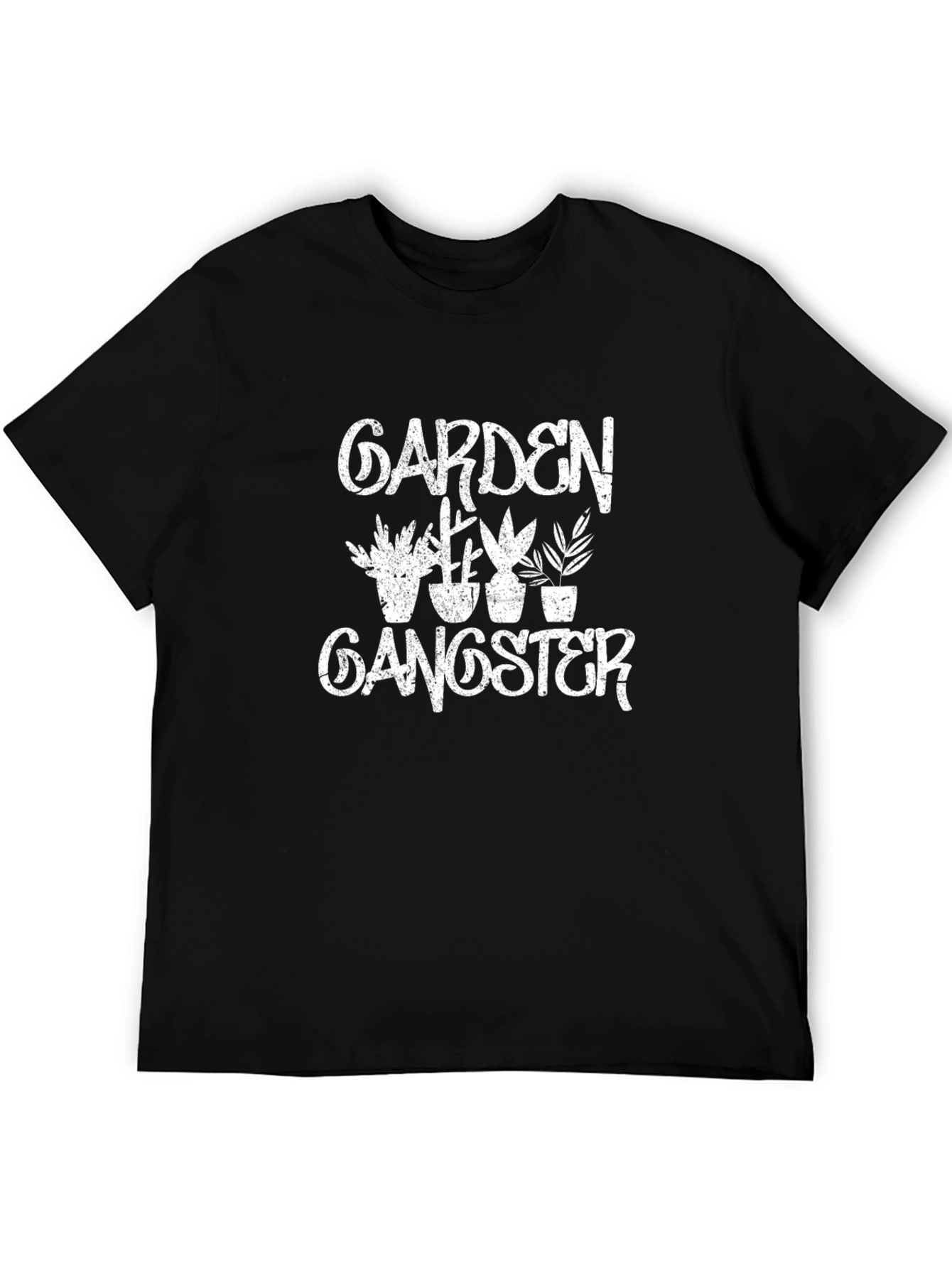 Garden Gangster Graphic Tee - Black
