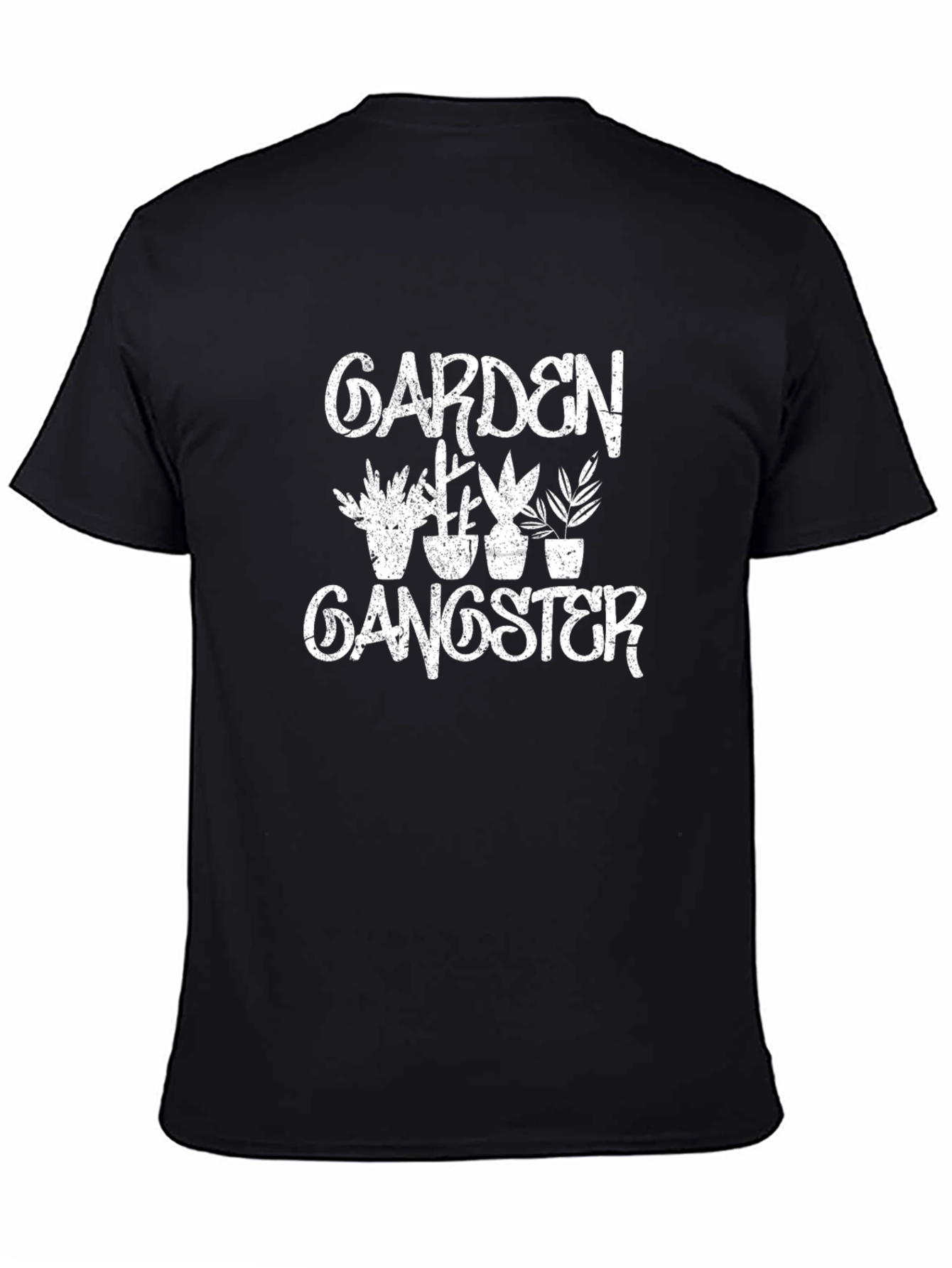 Garden Gangster Graphic Tee - Black