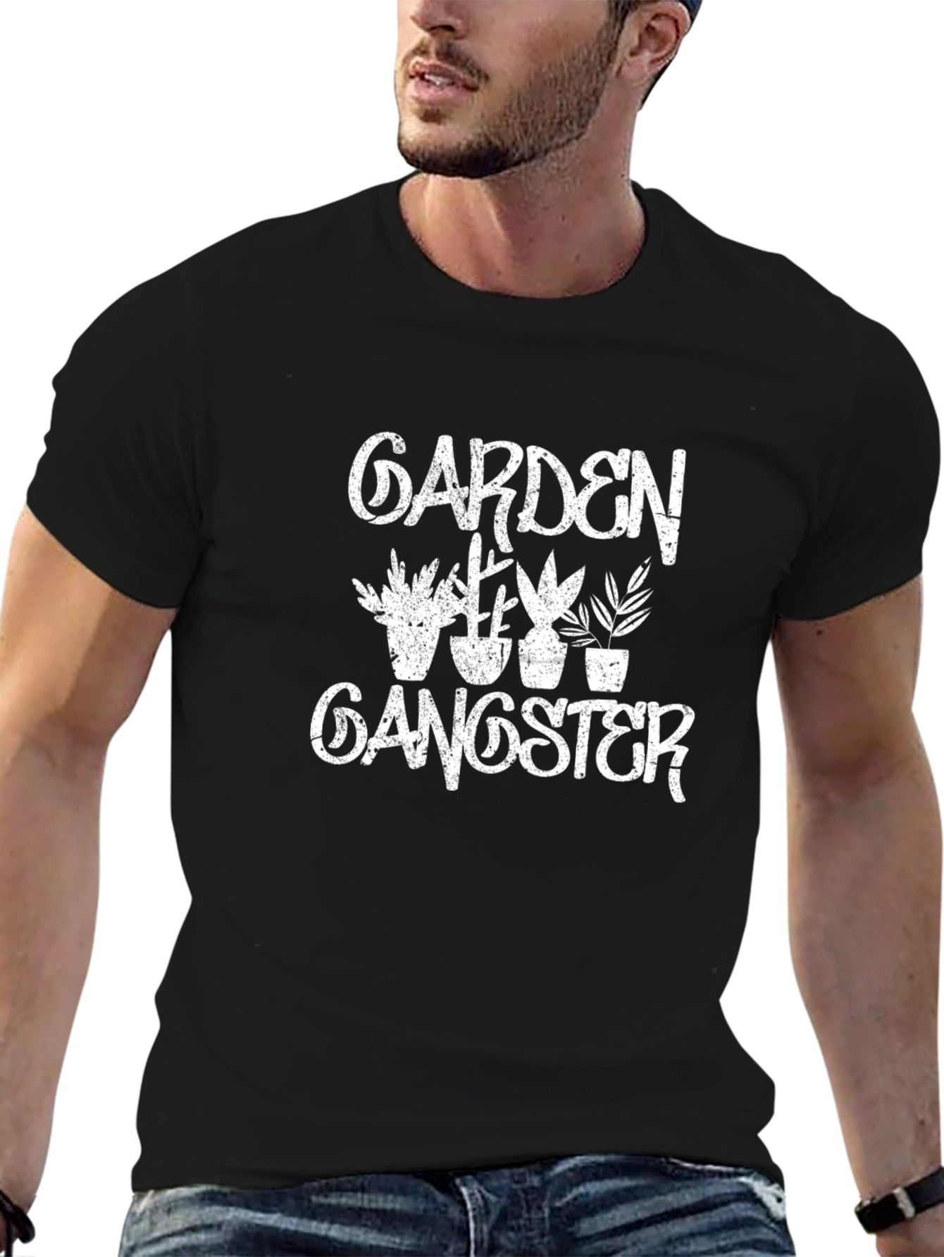 Garden Gangster Graphic Tee - Black
