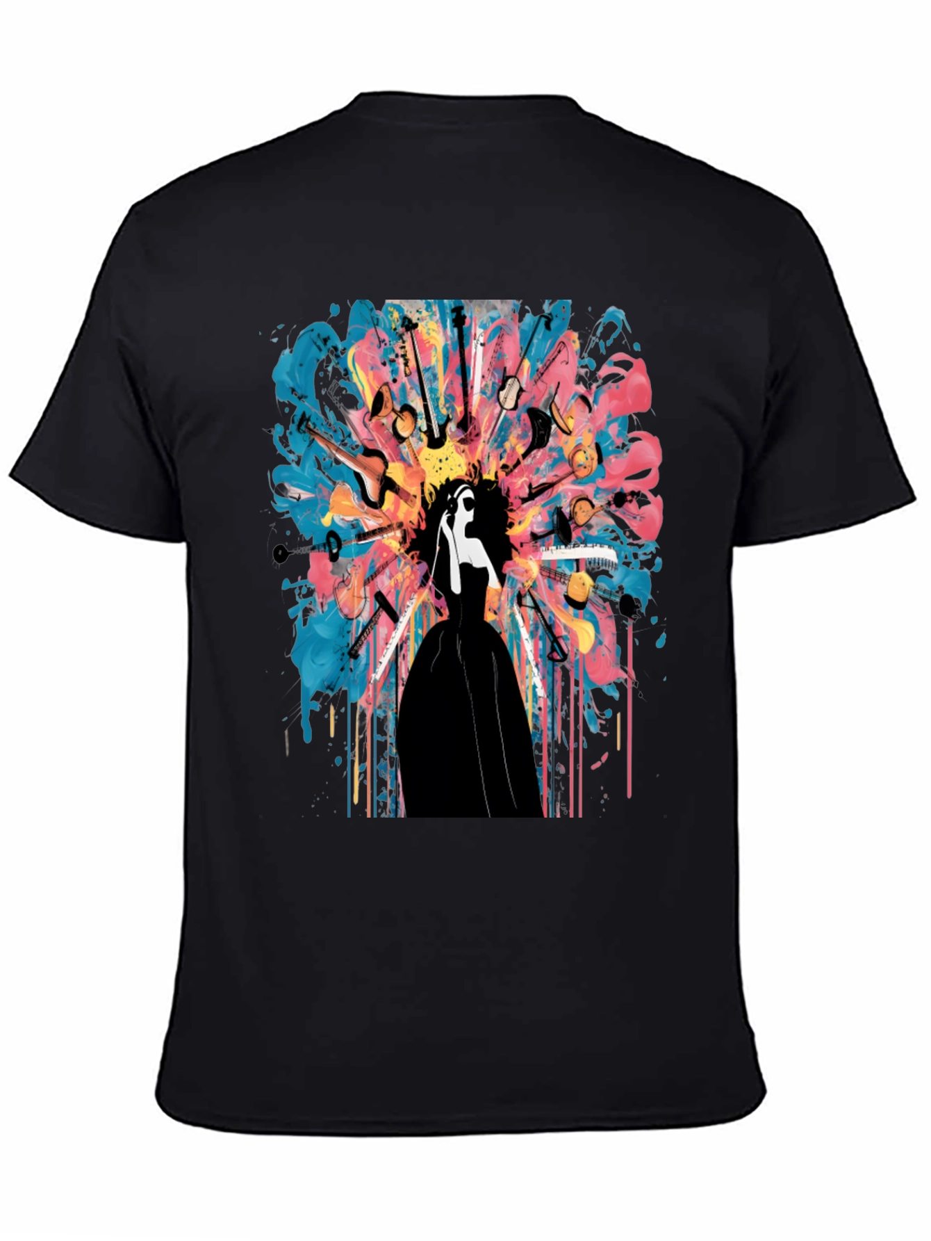 Musical Mind T-Shirt: Abstract Instrument Design