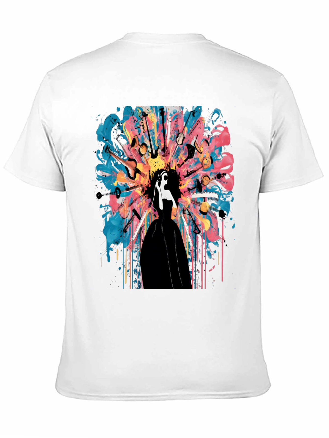 Musical Mind T-Shirt: Abstract Instrument Design