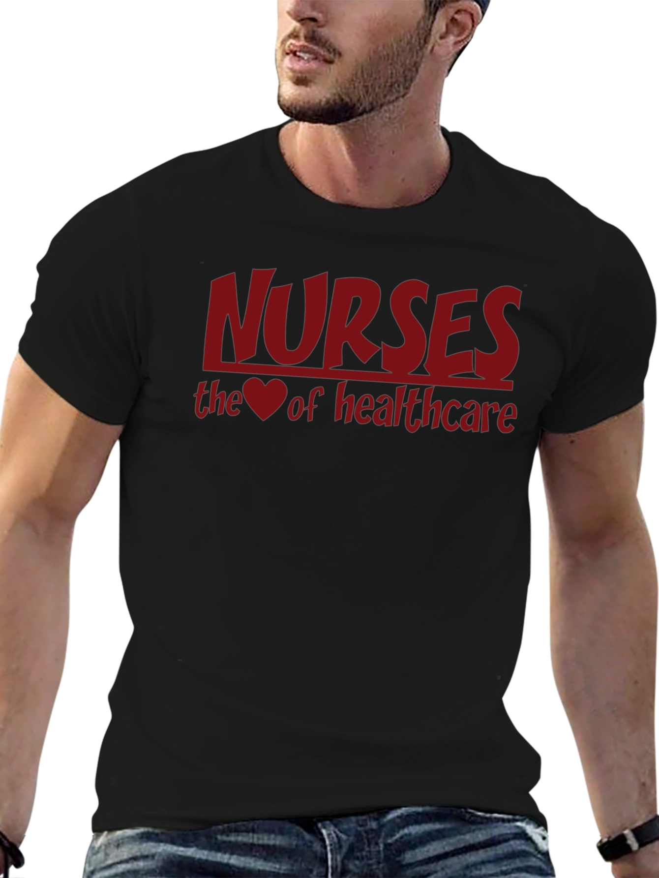 Nurses: The Heart of Healthcare Tee