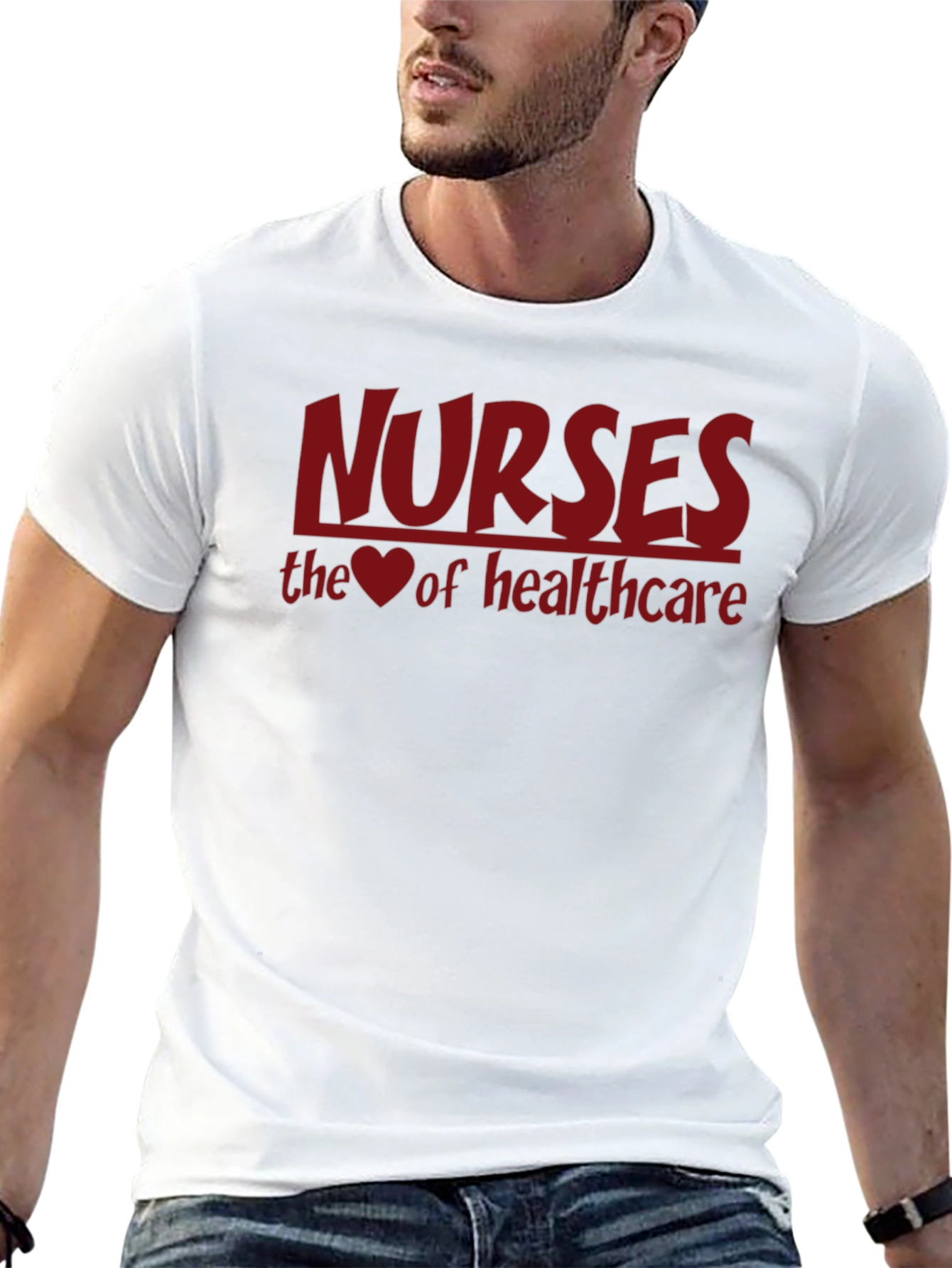 Nurses: The Heart of Healthcare Tee