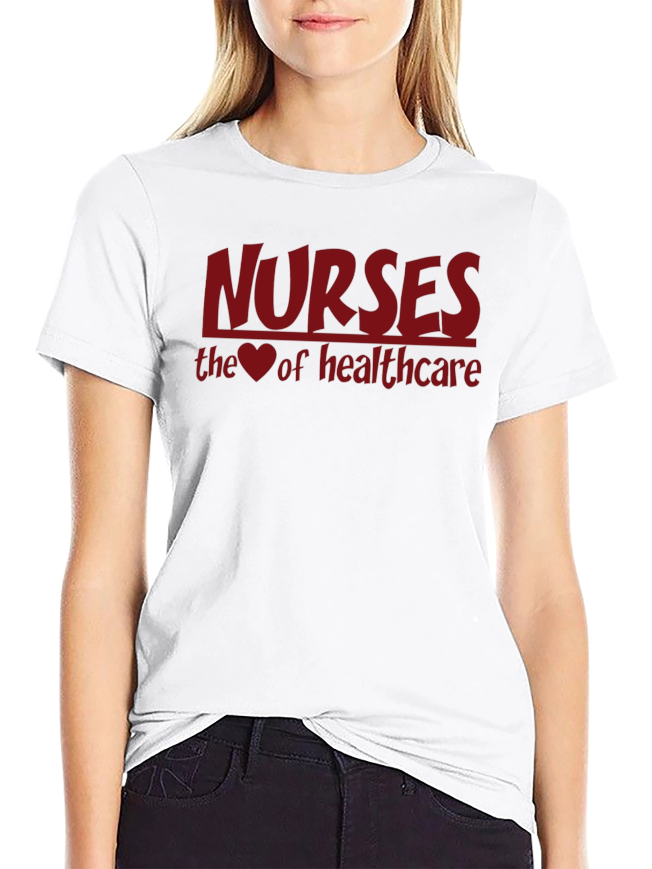 Nurses: The Heart of Healthcare Tee