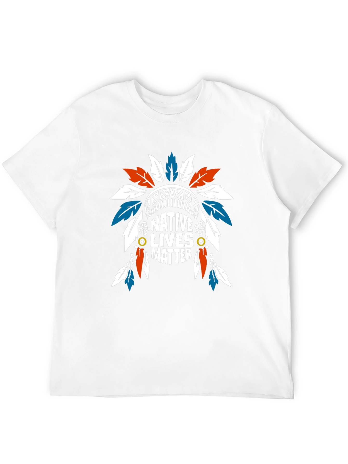 Native Lives Matter Graphic Tee - Black