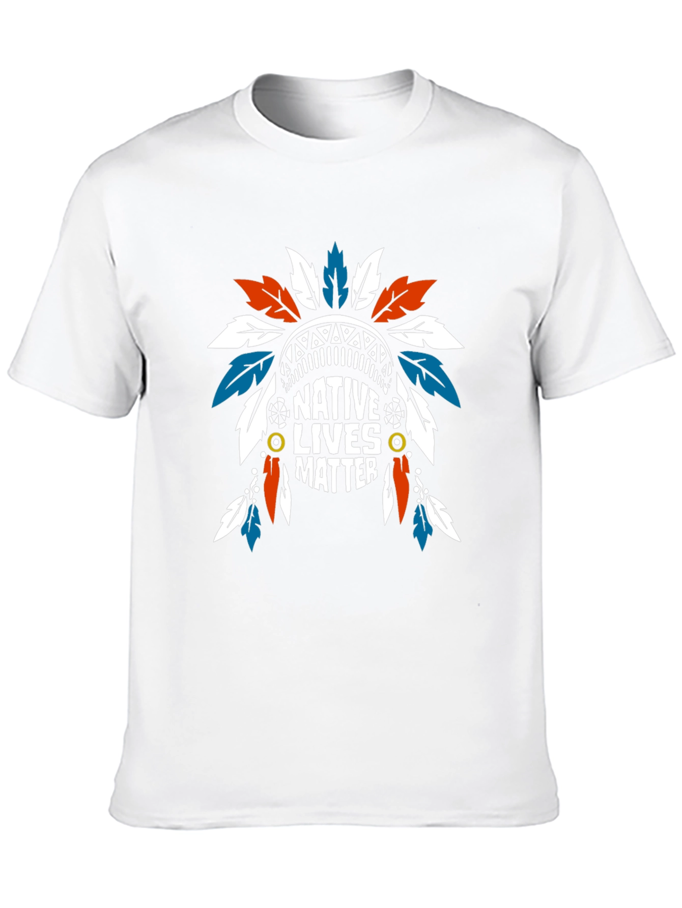 Native Lives Matter Graphic Tee - Black