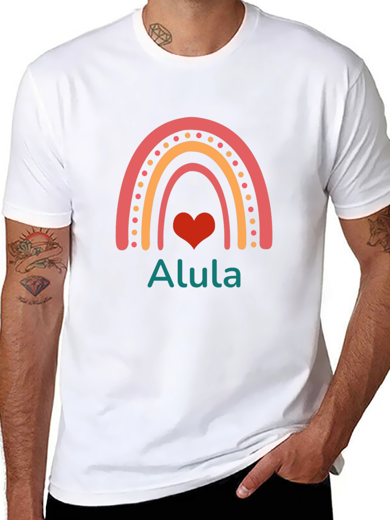 Alula Rainbow Heart T-Shirt
