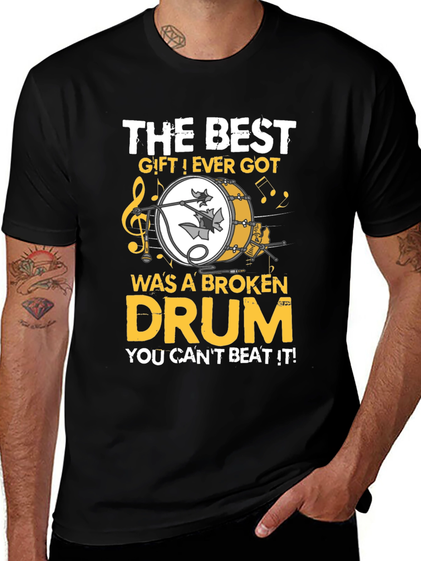 The Best Gift Broken Drum T-Shirt