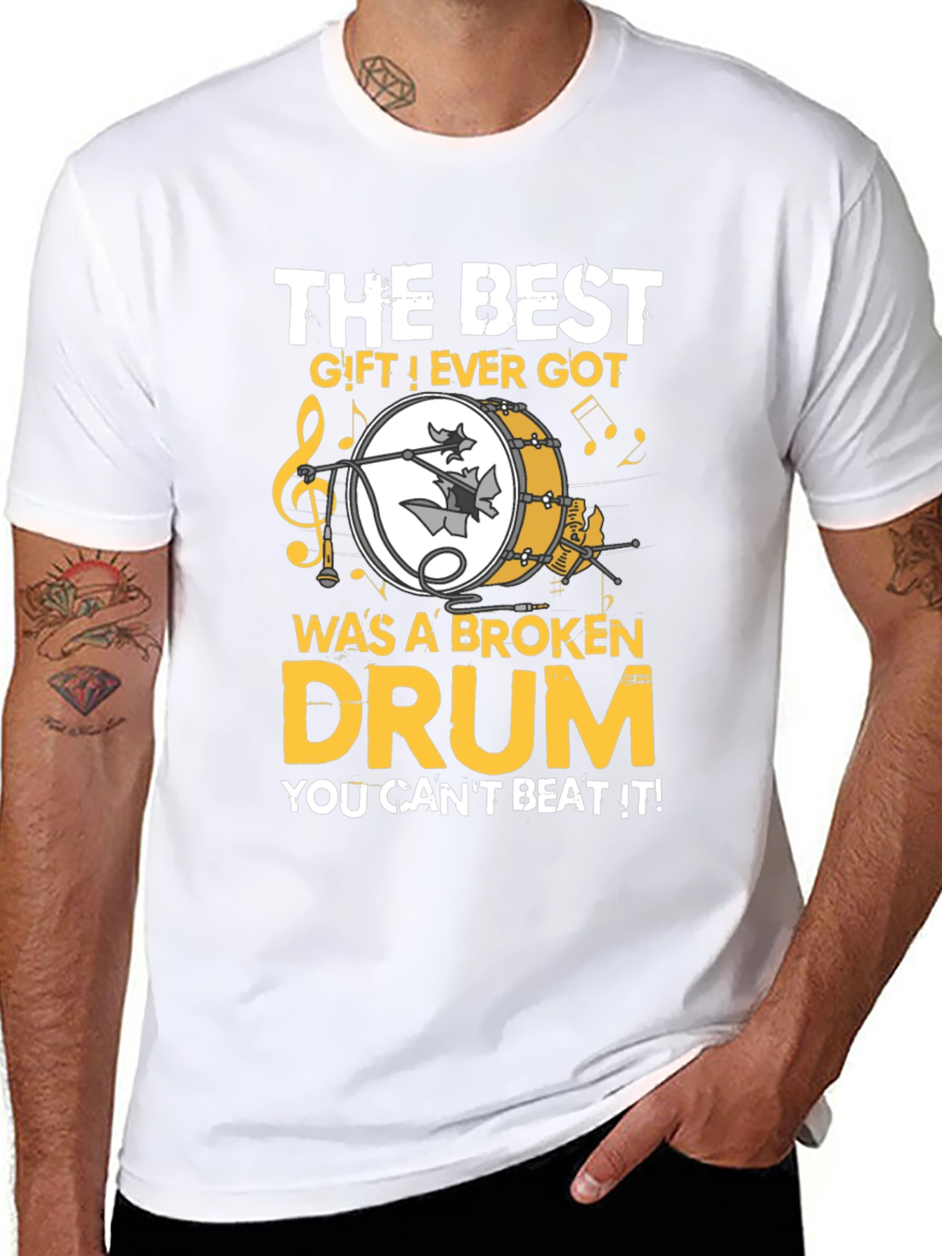 The Best Gift Broken Drum T-Shirt