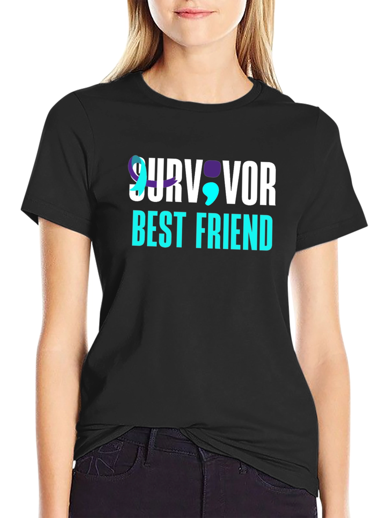 Survivor Best Friend Mental Health T-Shirt