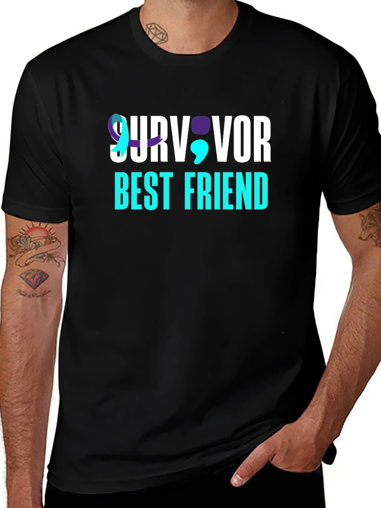 Survivor Best Friend Mental Health T-Shirt