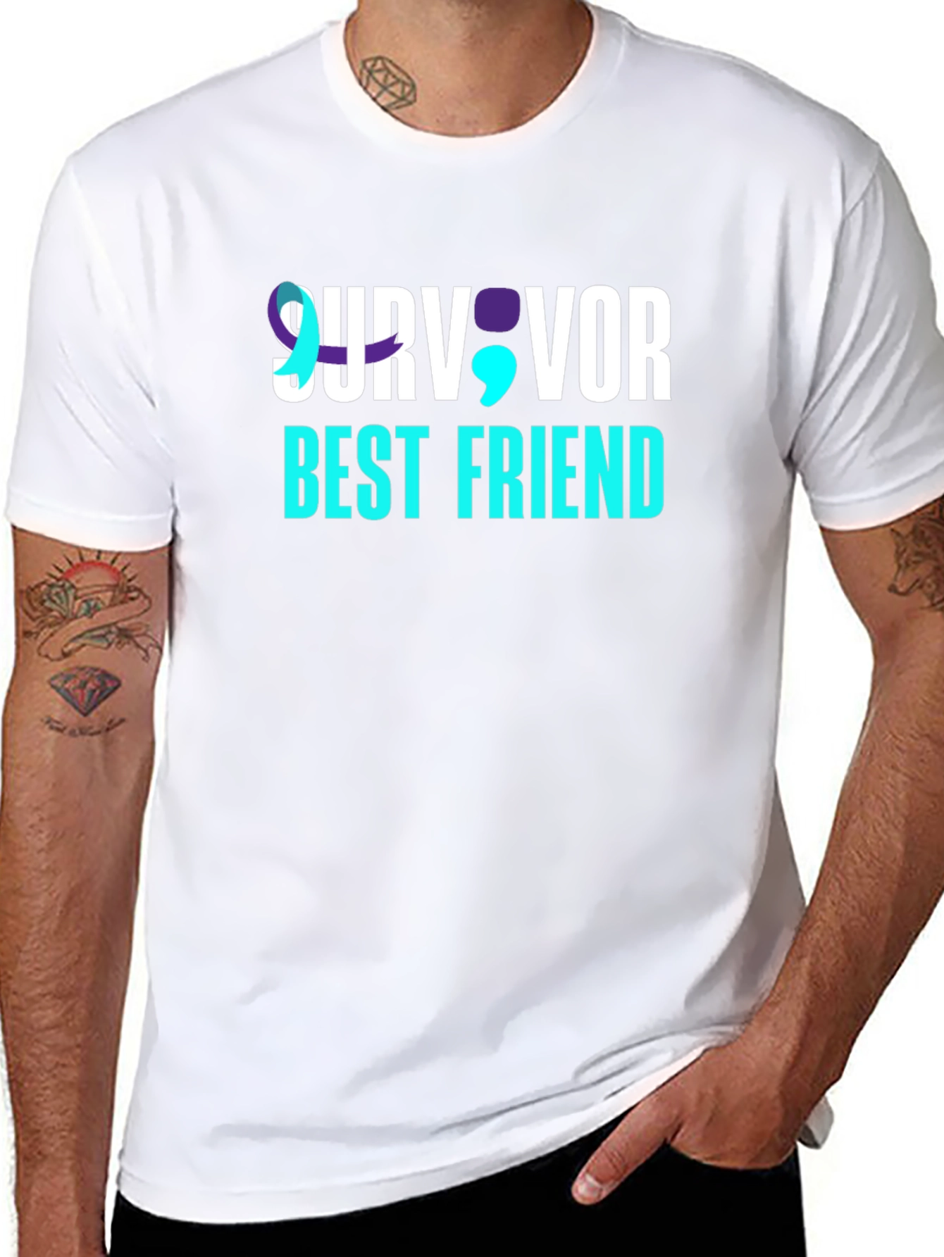 Survivor Best Friend Mental Health T-Shirt