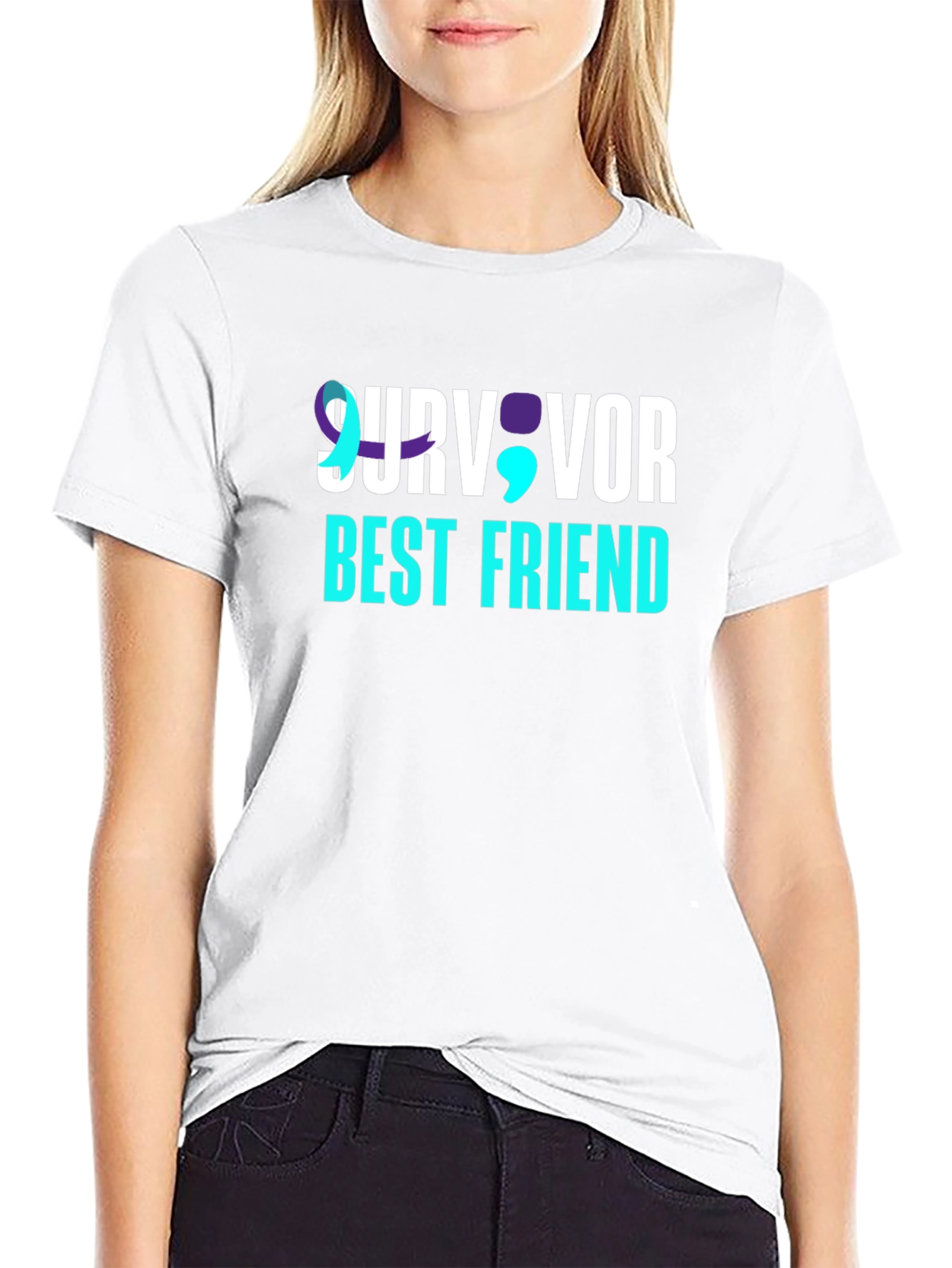 Survivor Best Friend Mental Health T-Shirt