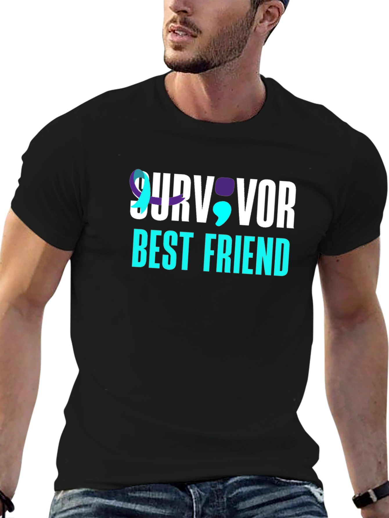 Survivor Best Friend Mental Health T-Shirt