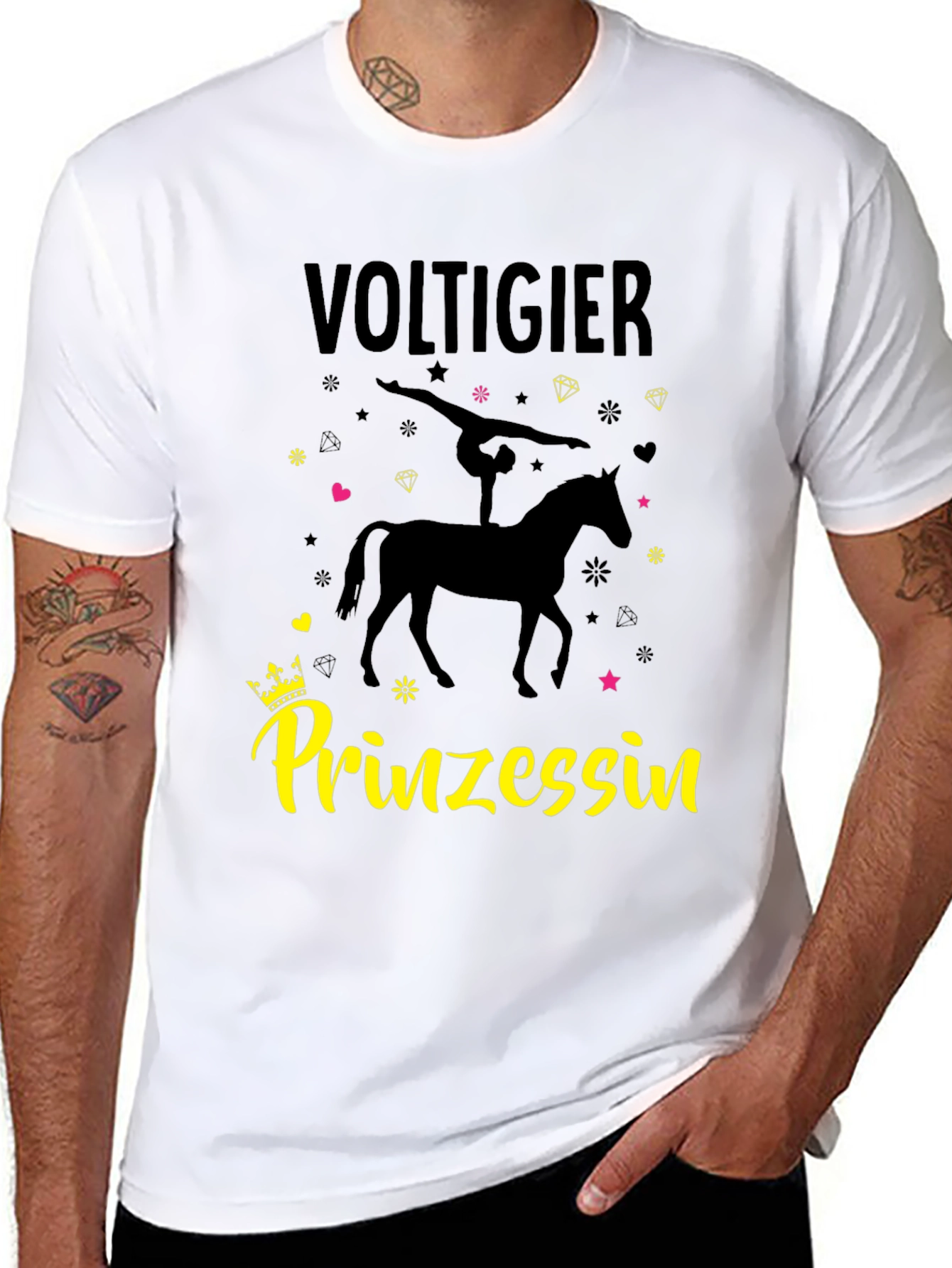 Voltigier Prinzessin T-Shirt Equestrian Vaulting