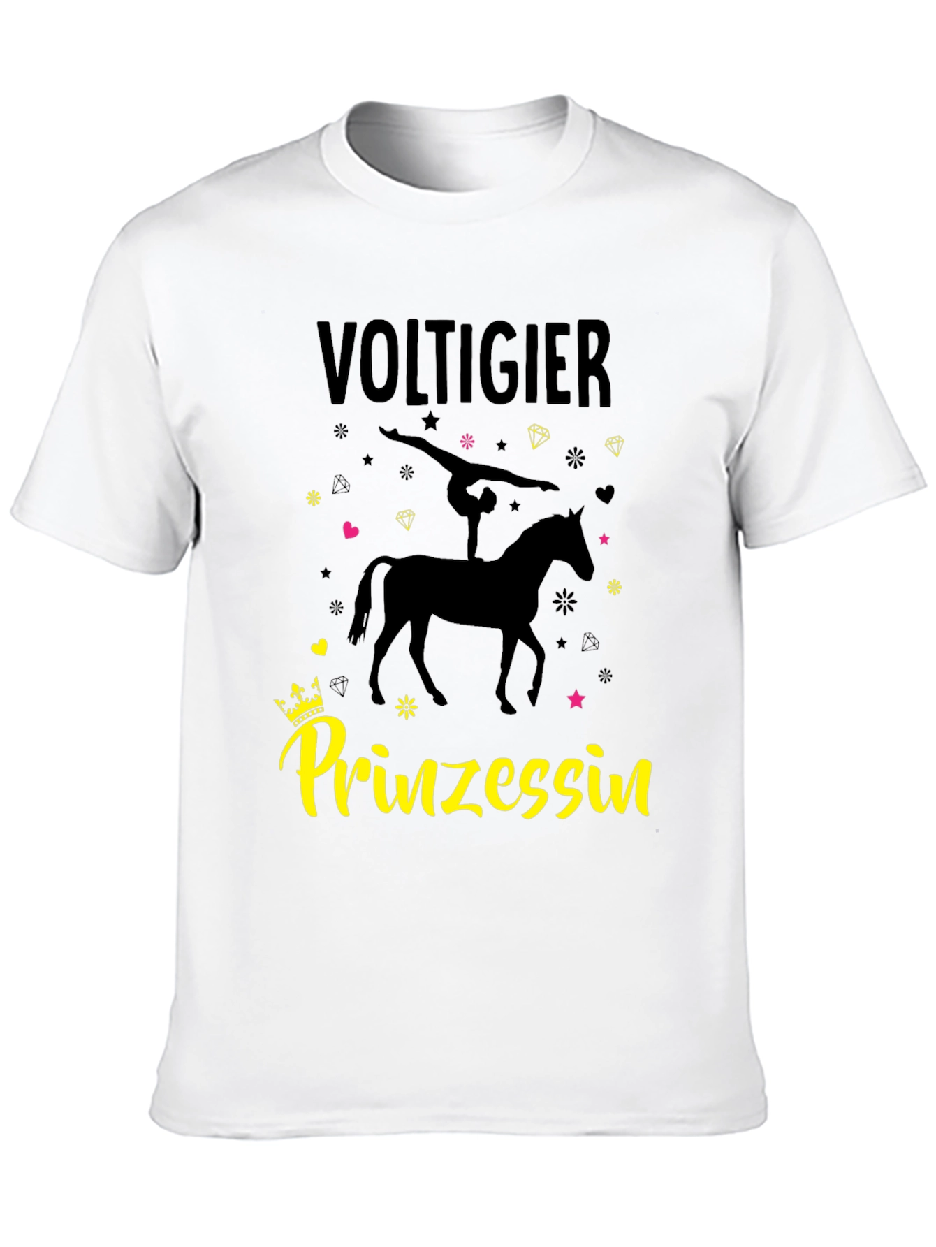 Voltigier Prinzessin T-Shirt Equestrian Vaulting