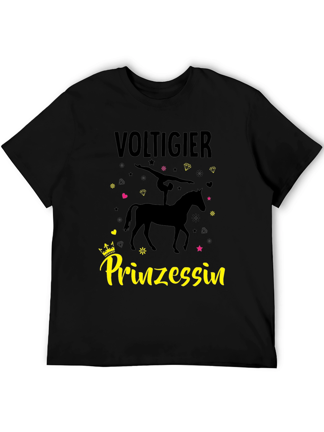 Voltigier Prinzessin T-Shirt Equestrian Vaulting