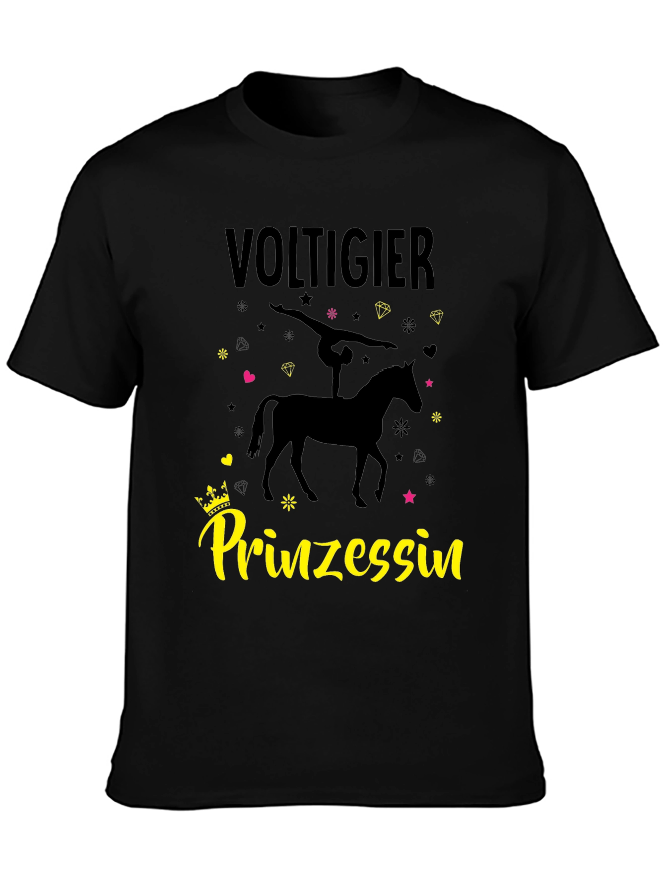 Voltigier Prinzessin T-Shirt Equestrian Vaulting