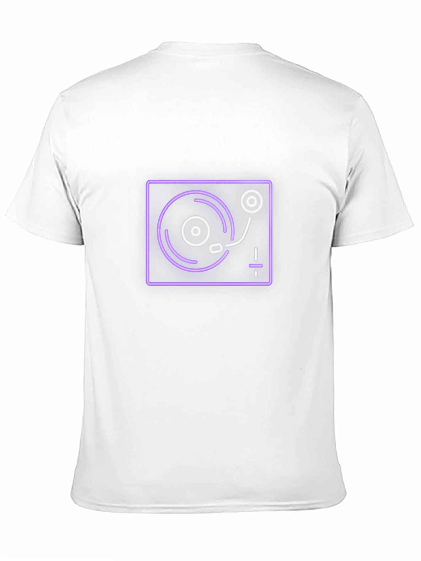 Neon Turntable Graphic Tee - Black