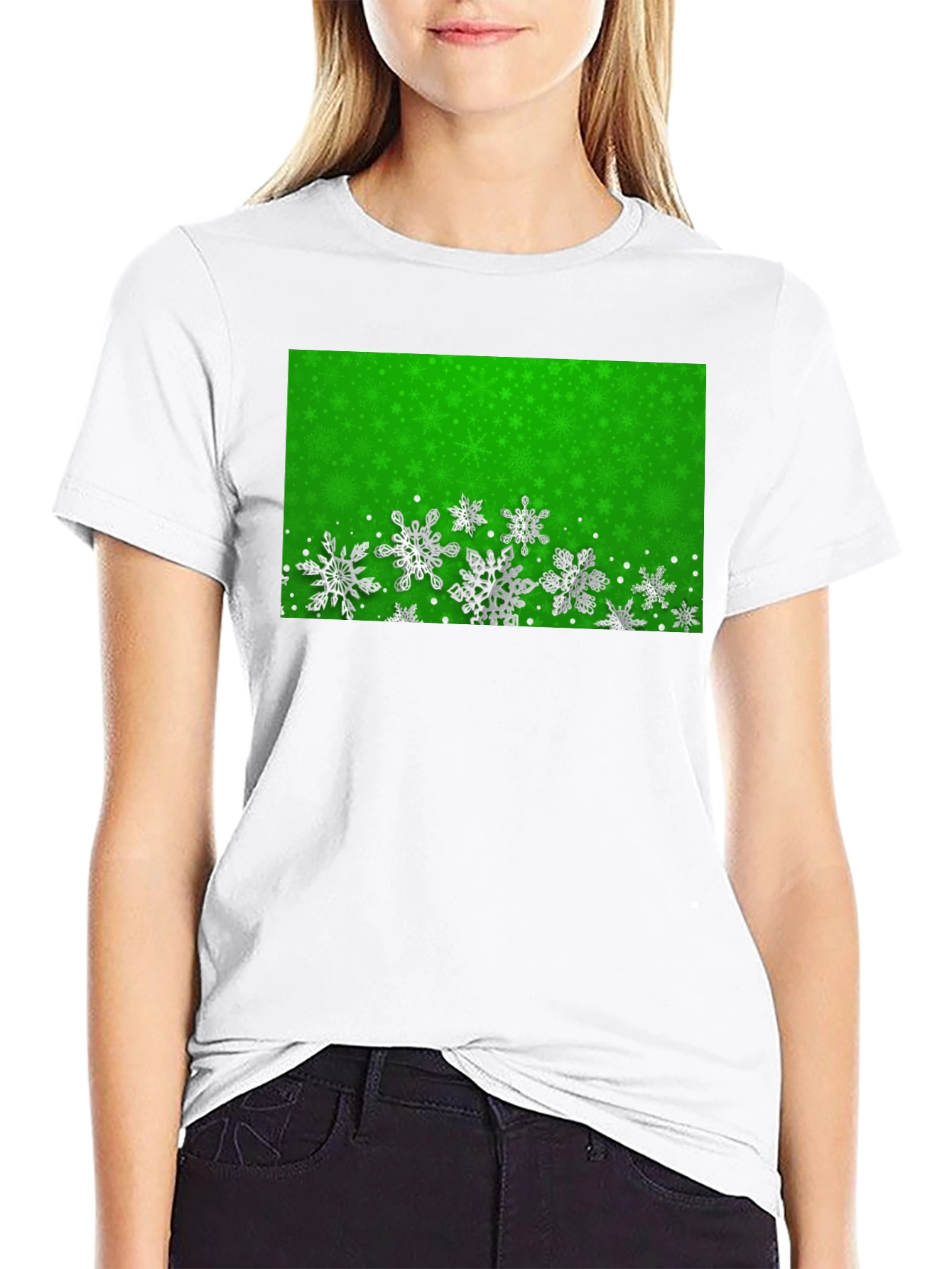 Snowflake T-Shirt: Winter Festive Tee