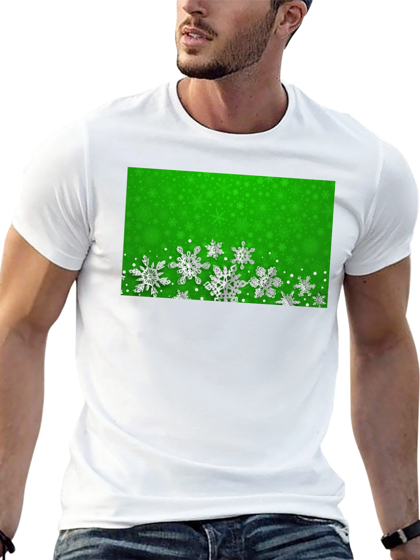 Snowflake T-Shirt: Winter Festive Tee