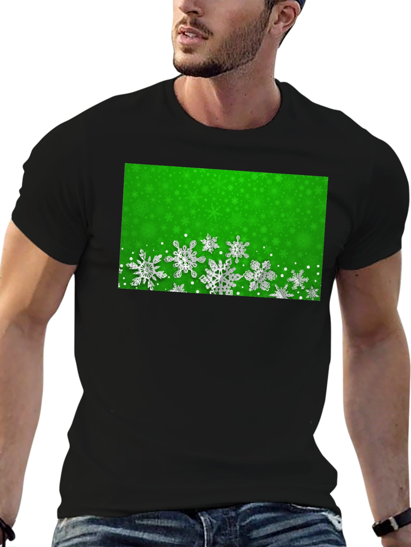 Snowflake T-Shirt: Winter Festive Tee