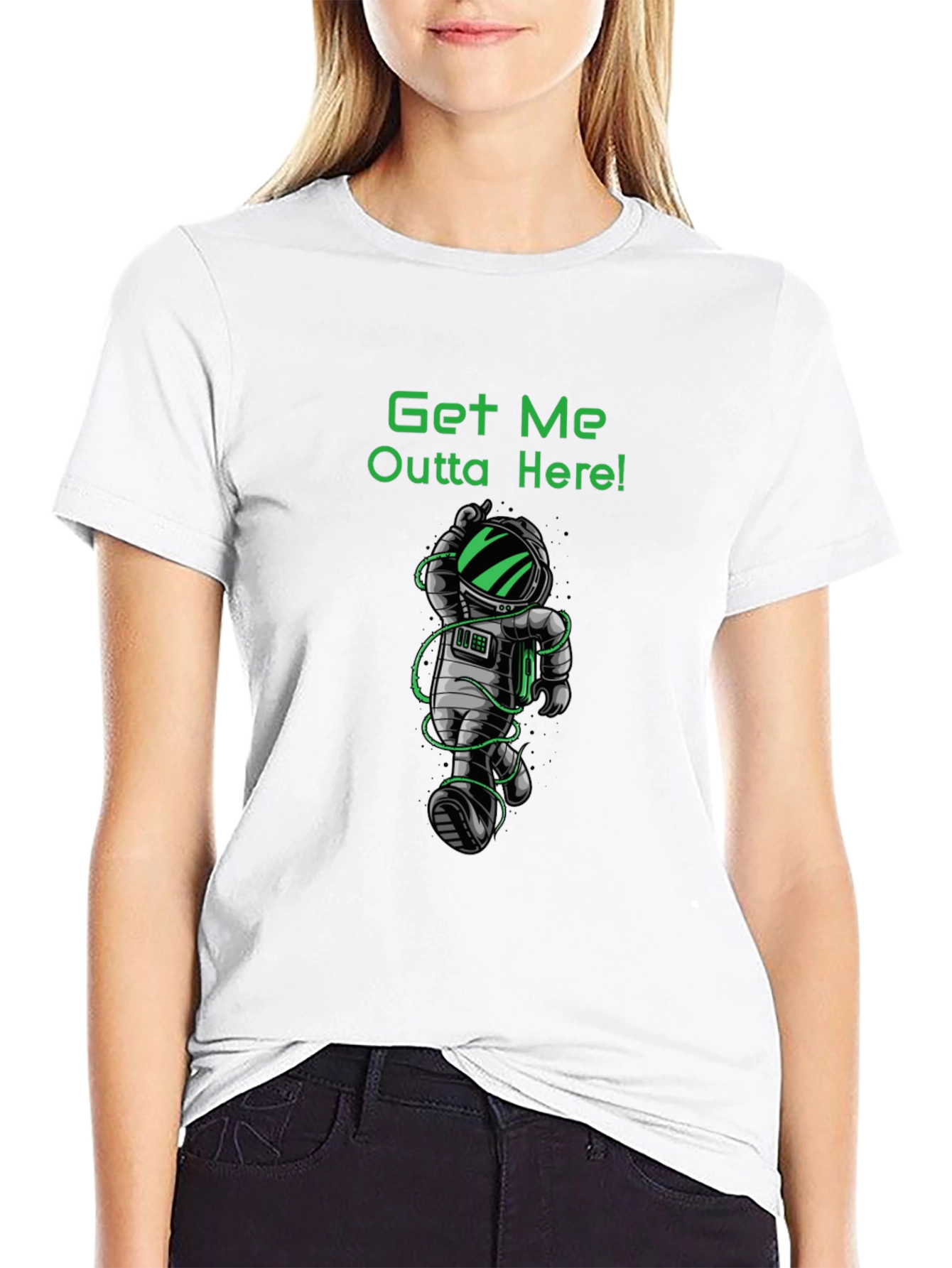 Get Me Outta Here Astronaut Graphic Tee