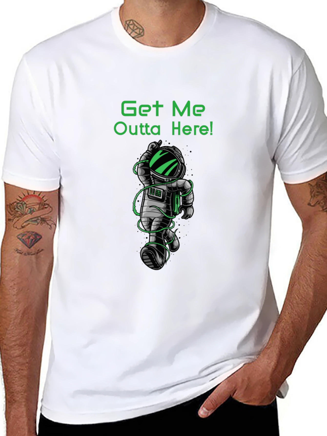 Get Me Outta Here Astronaut Graphic Tee