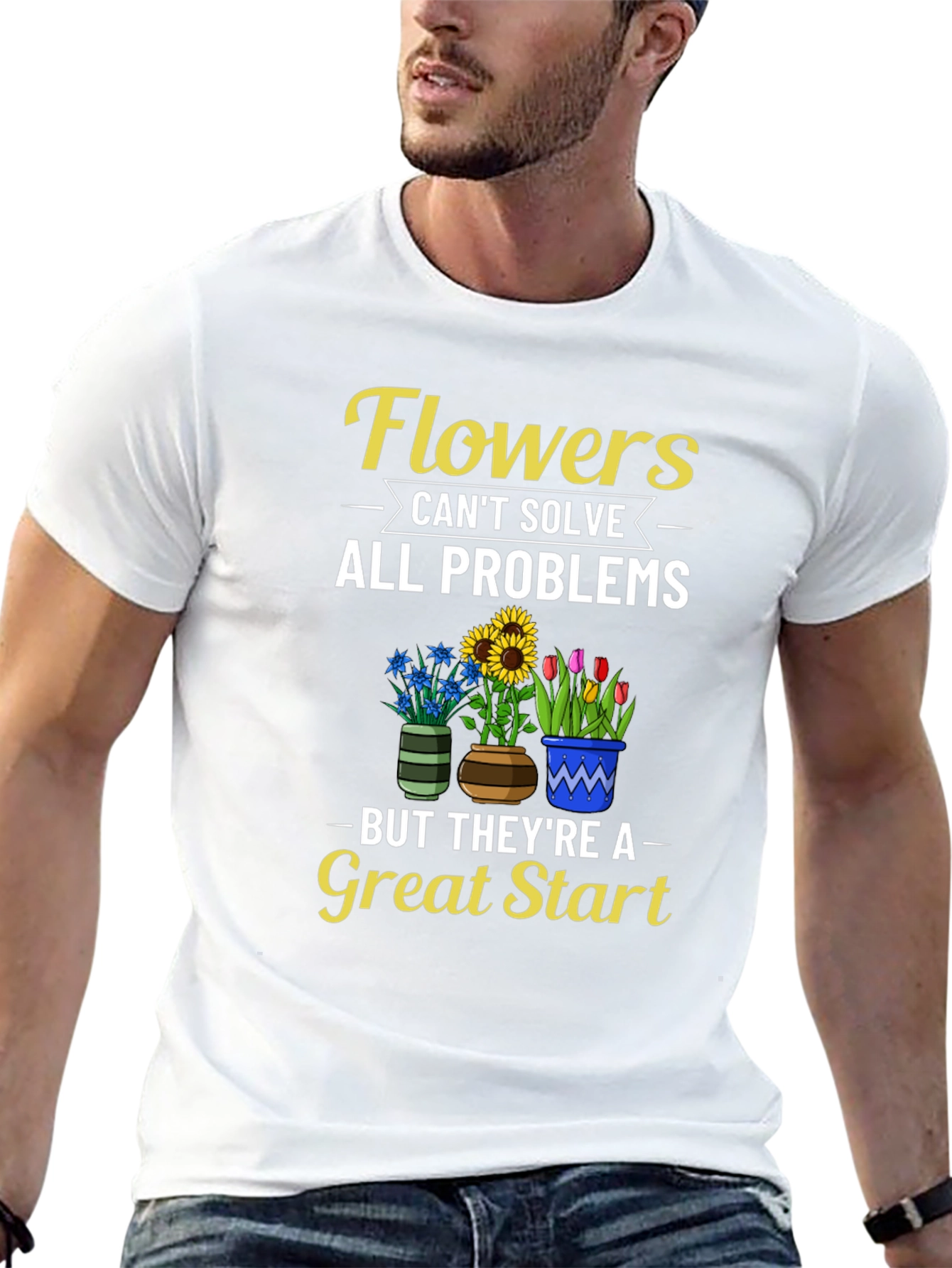 Flowers Solve Problems T-Shirt