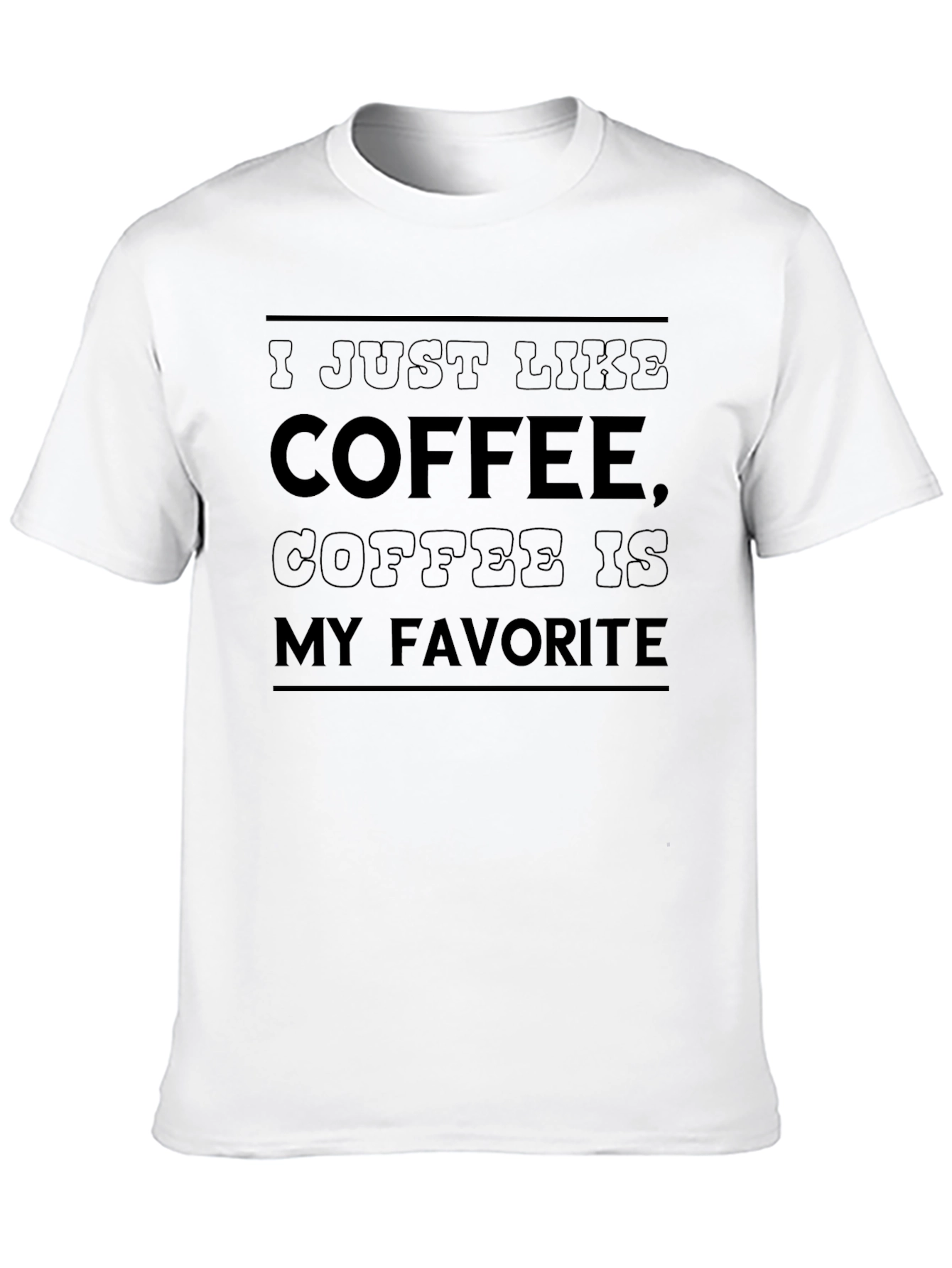 Coffee Lover T-Shirt - I Just Like Coffee