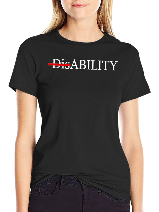 DisABILITY Awareness Black T-Shirt