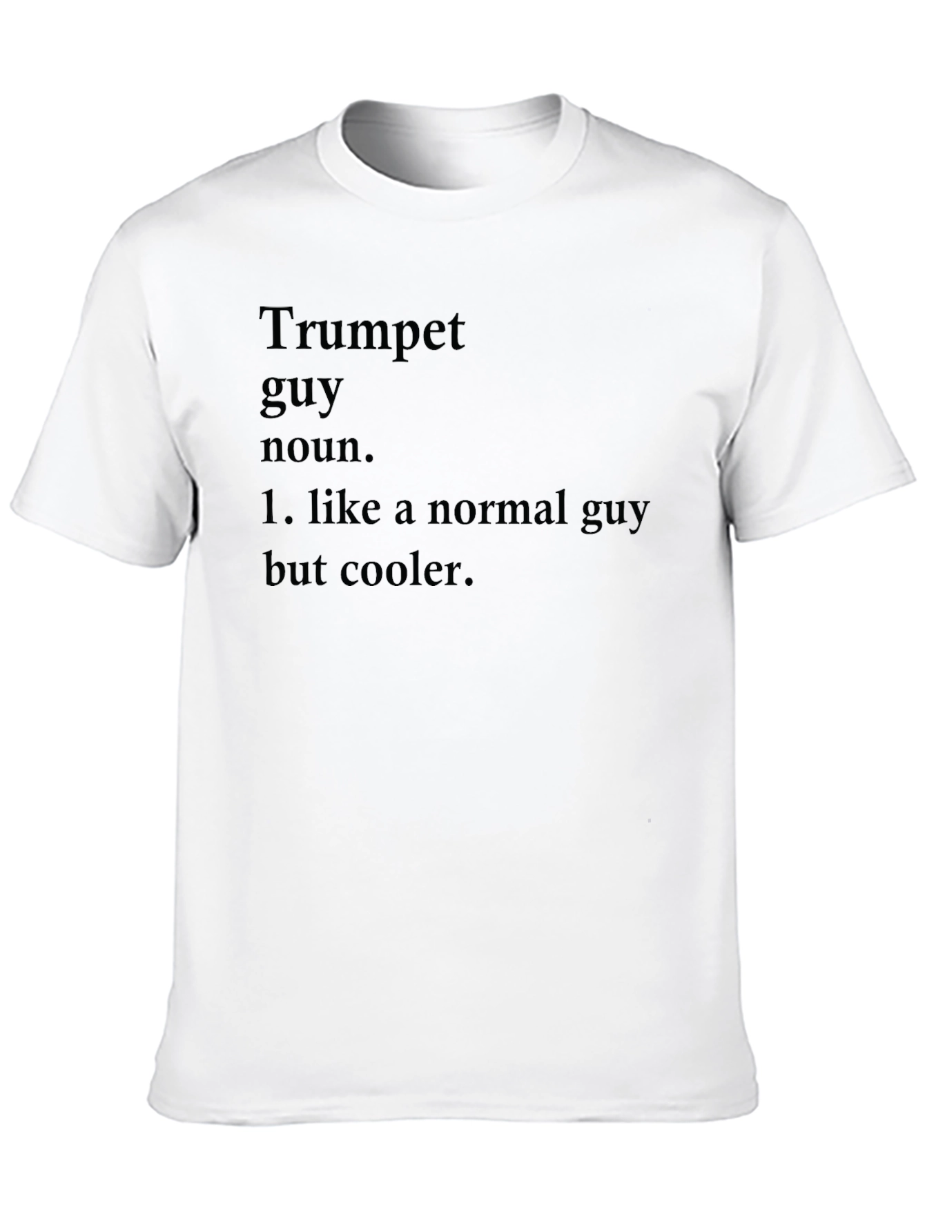 Trumpet Guy Definition Black T-Shirt