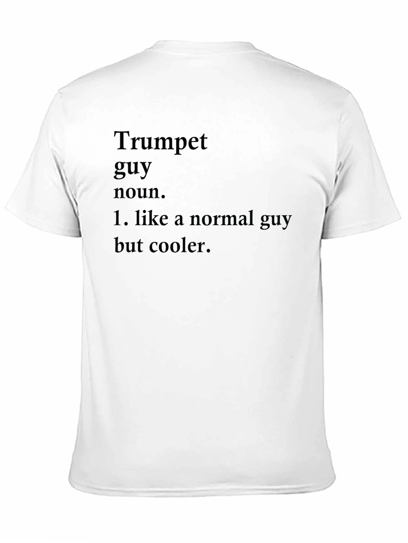 Trumpet Guy Definition Black T-Shirt