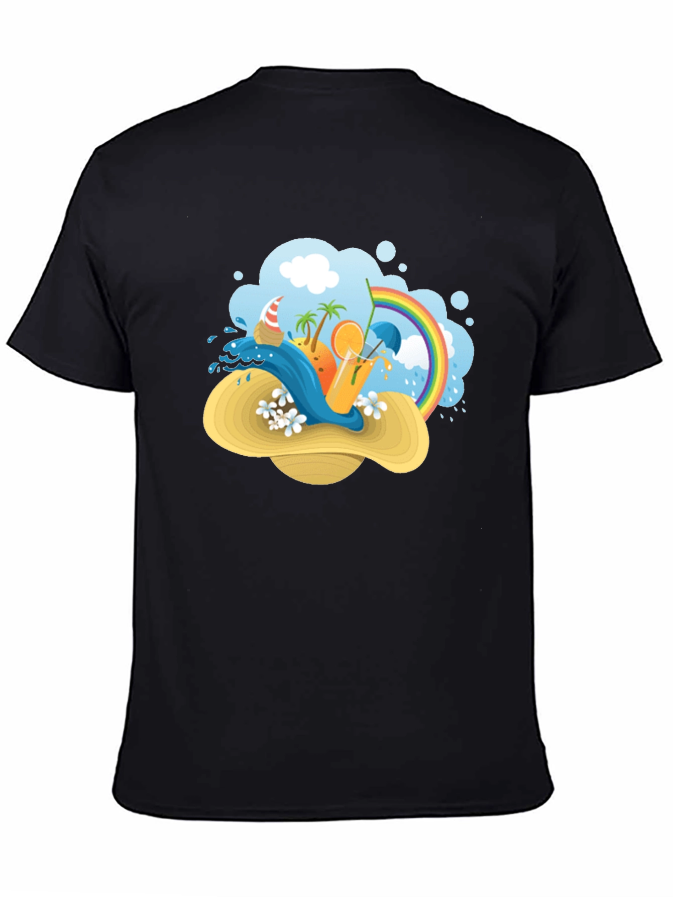 Summer Beach Hat T-Shirt: Vacation Vibes