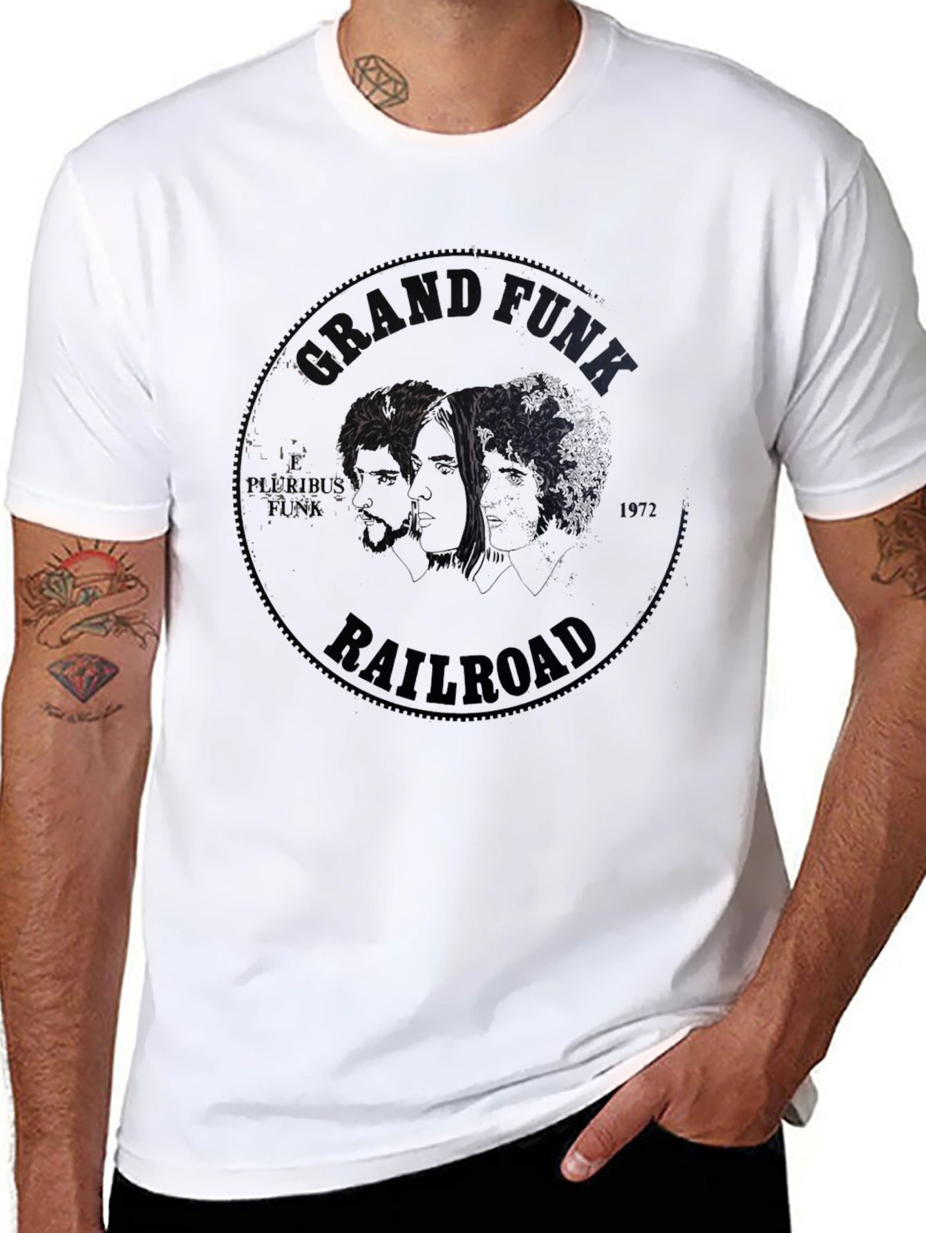 Grand Funk Railroad Black T-Shirt