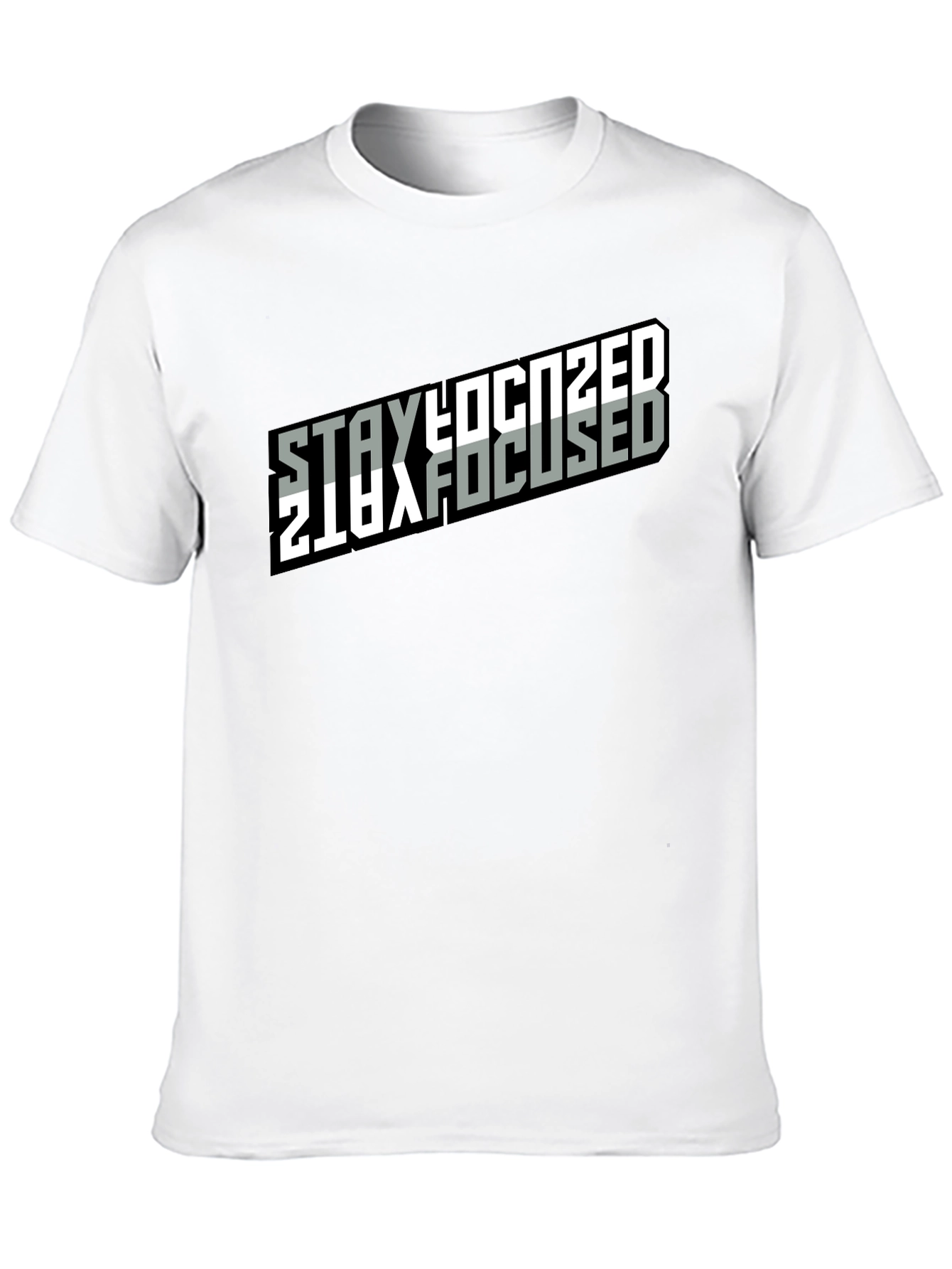 Stay Focused Black T-Shirt