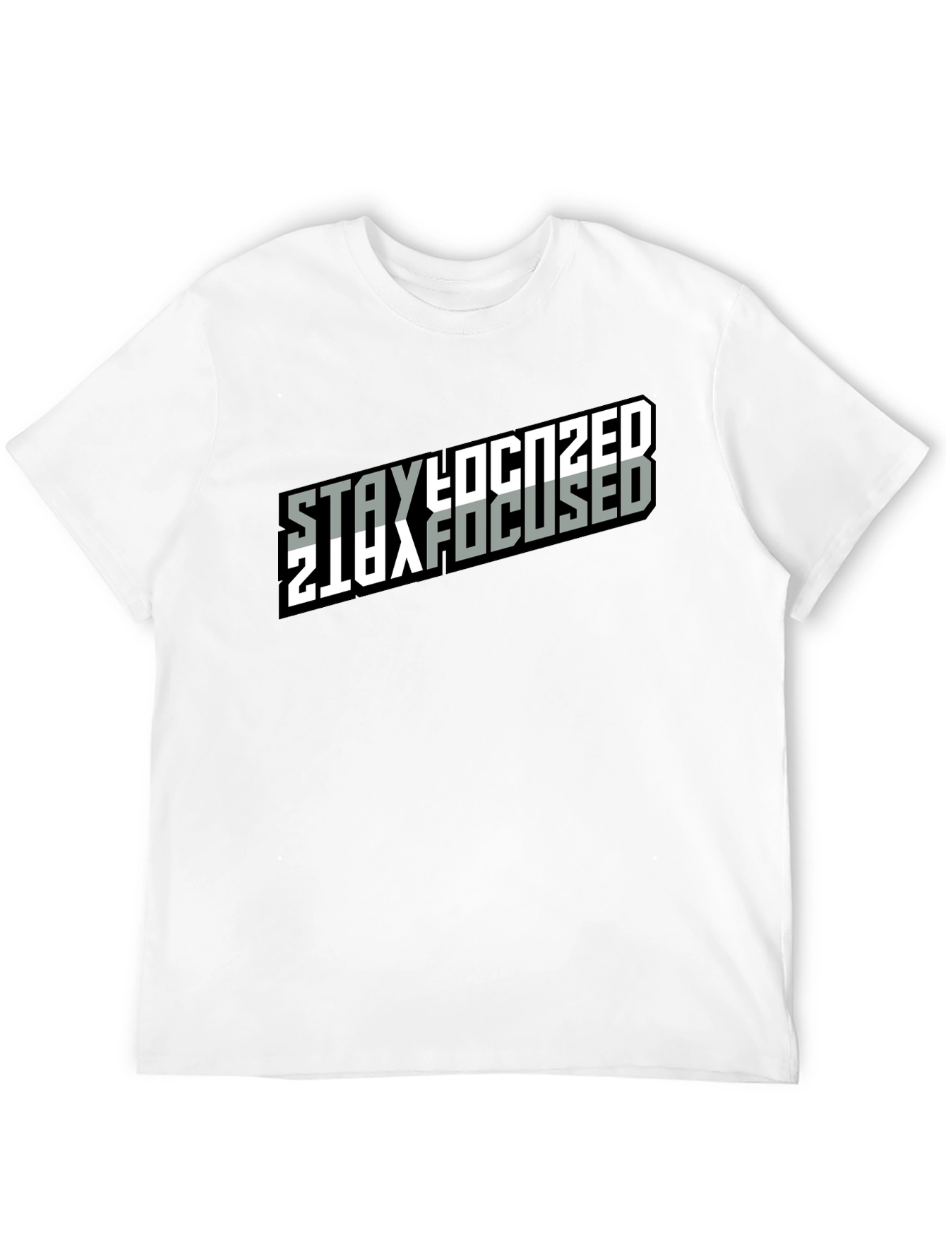 Stay Focused Black T-Shirt