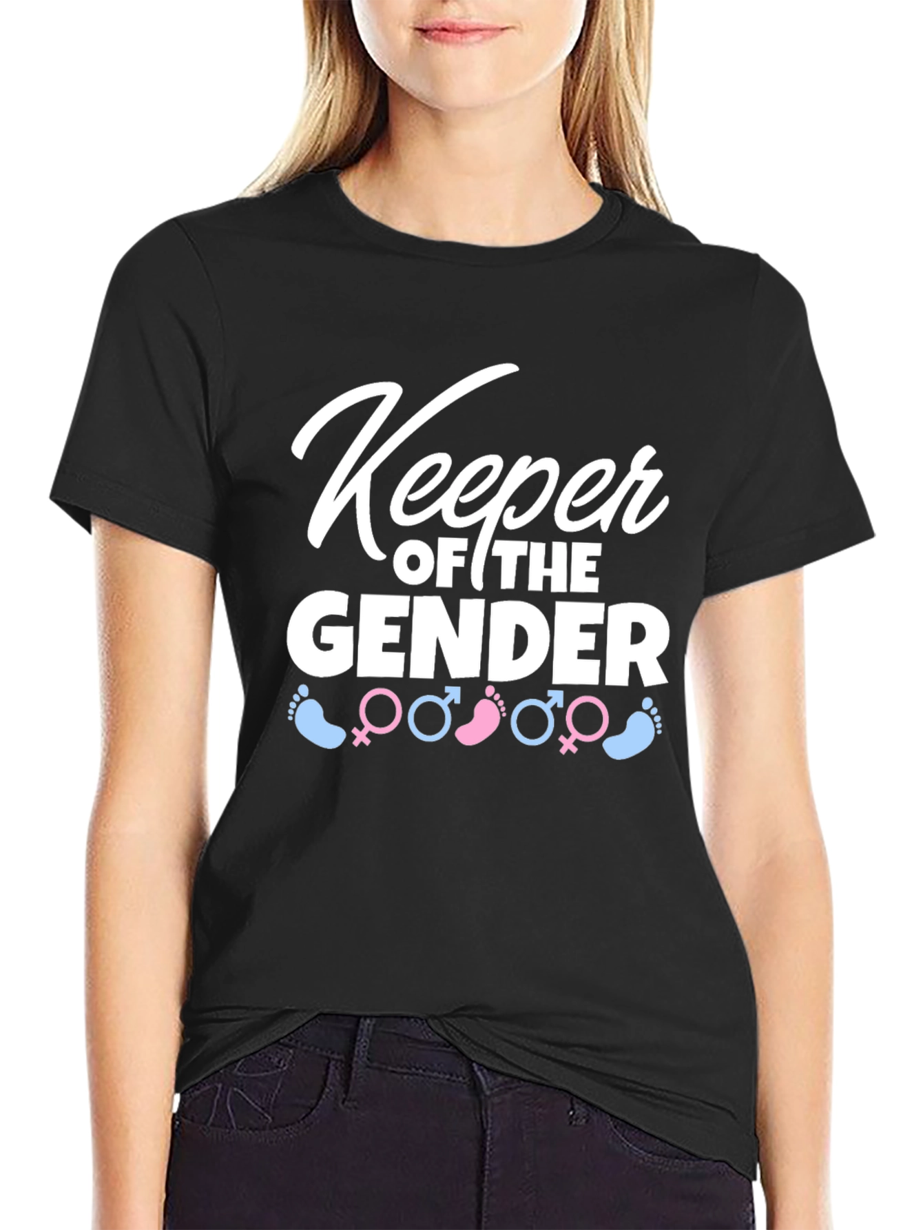 Keeper of the Gender T-Shirt - Baby Reveal Party