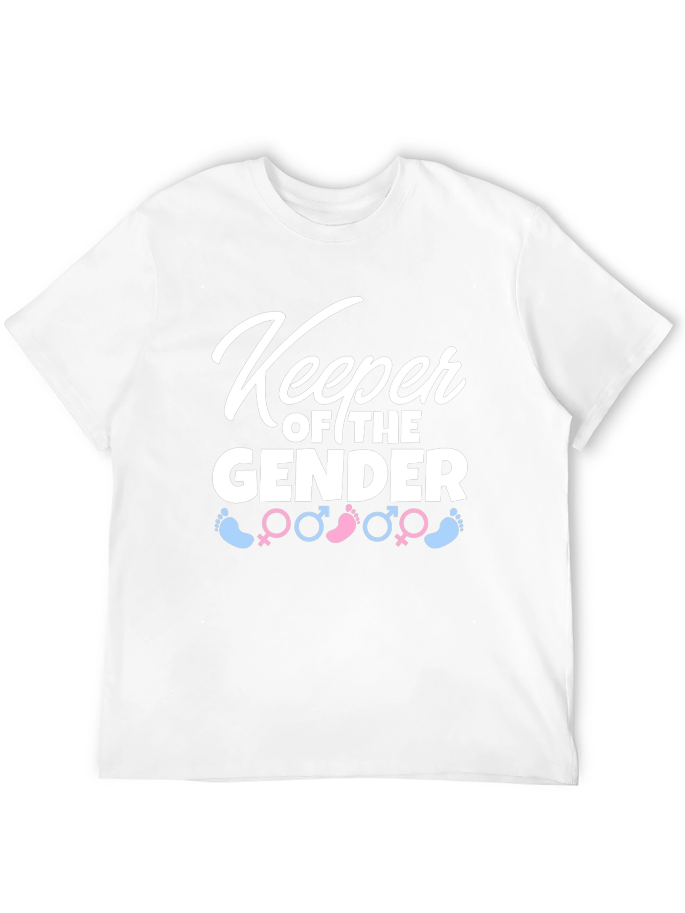 Keeper of the Gender T-Shirt - Baby Reveal Party