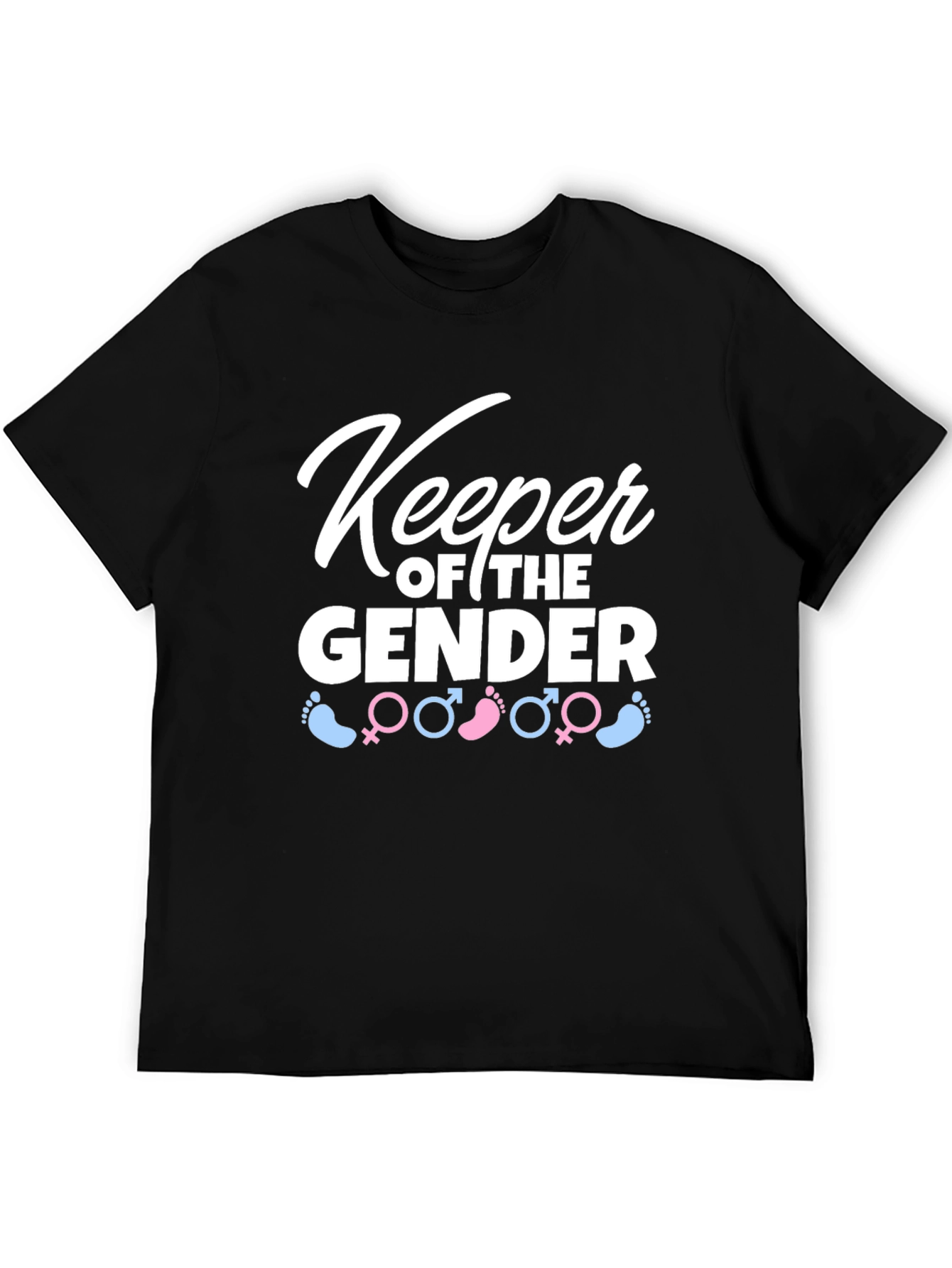 Keeper of the Gender T-Shirt - Baby Reveal Party