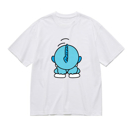 Funny Back?View Smurf Cute Novelty Plus Size Women T?Shirt