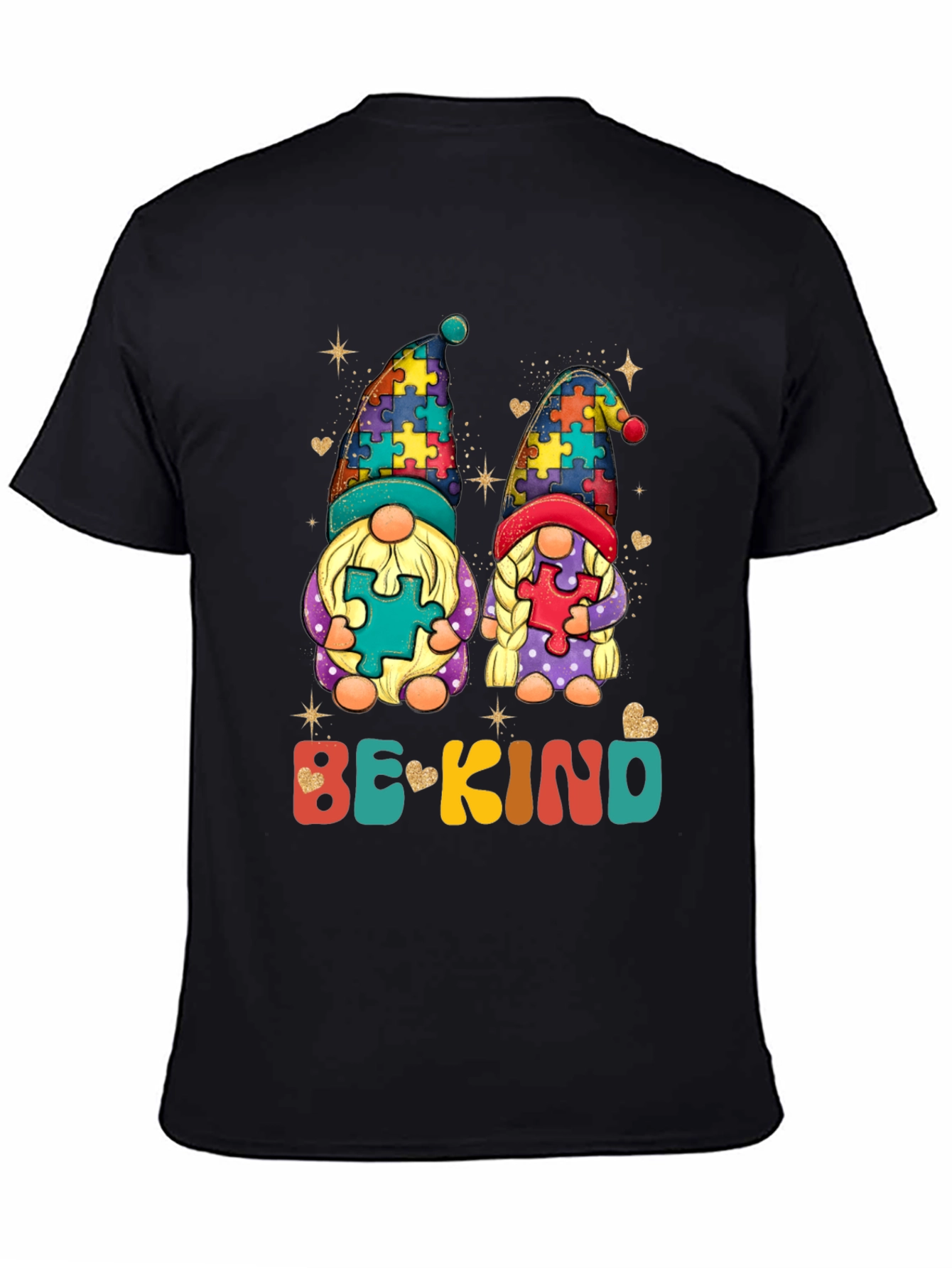 Be Kind Autism Awareness Gnome T-Shirt