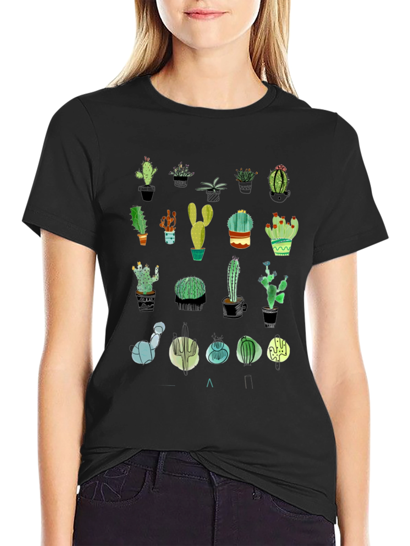 Cactus Print T-Shirt