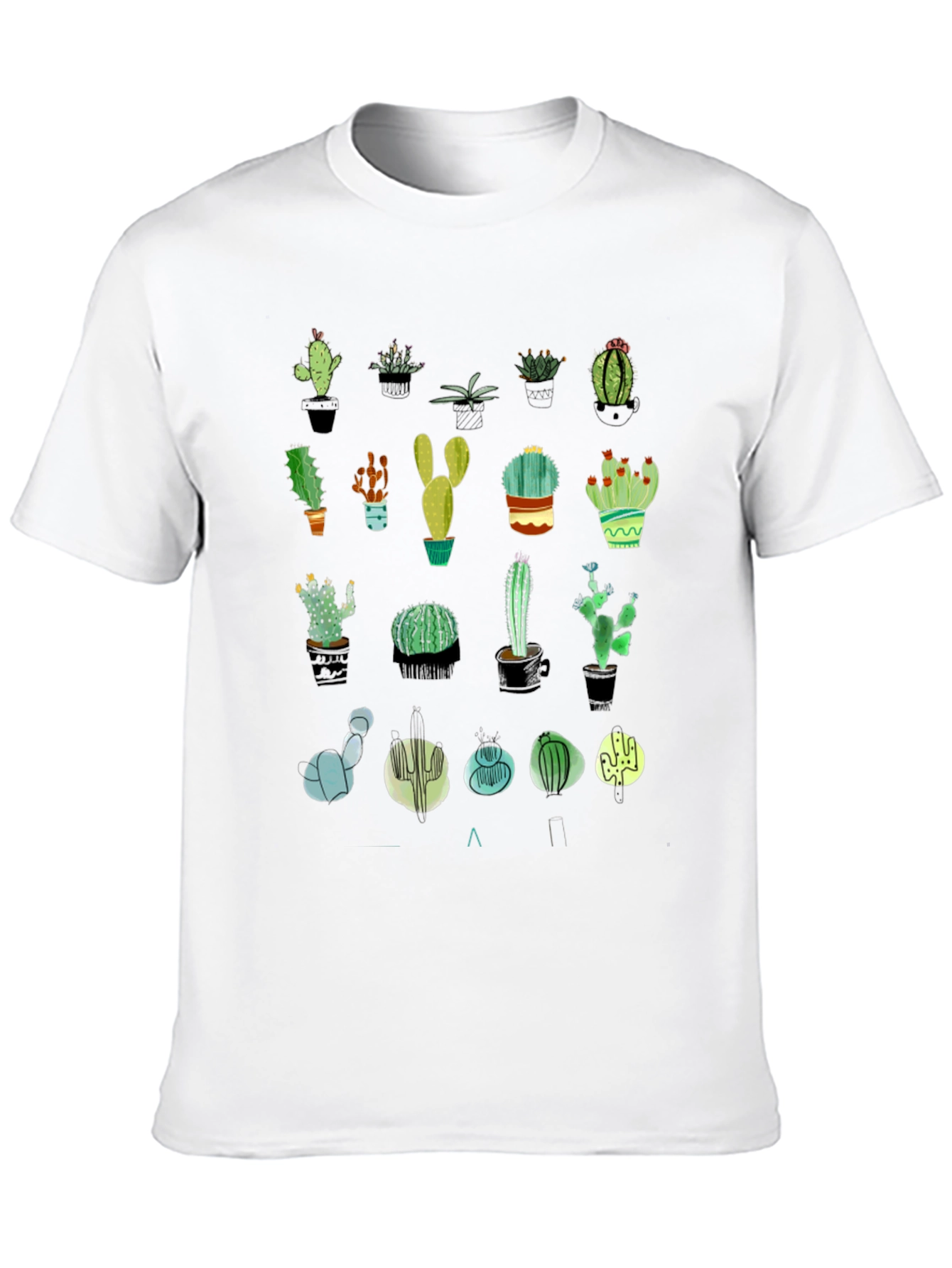 Cactus Print T-Shirt