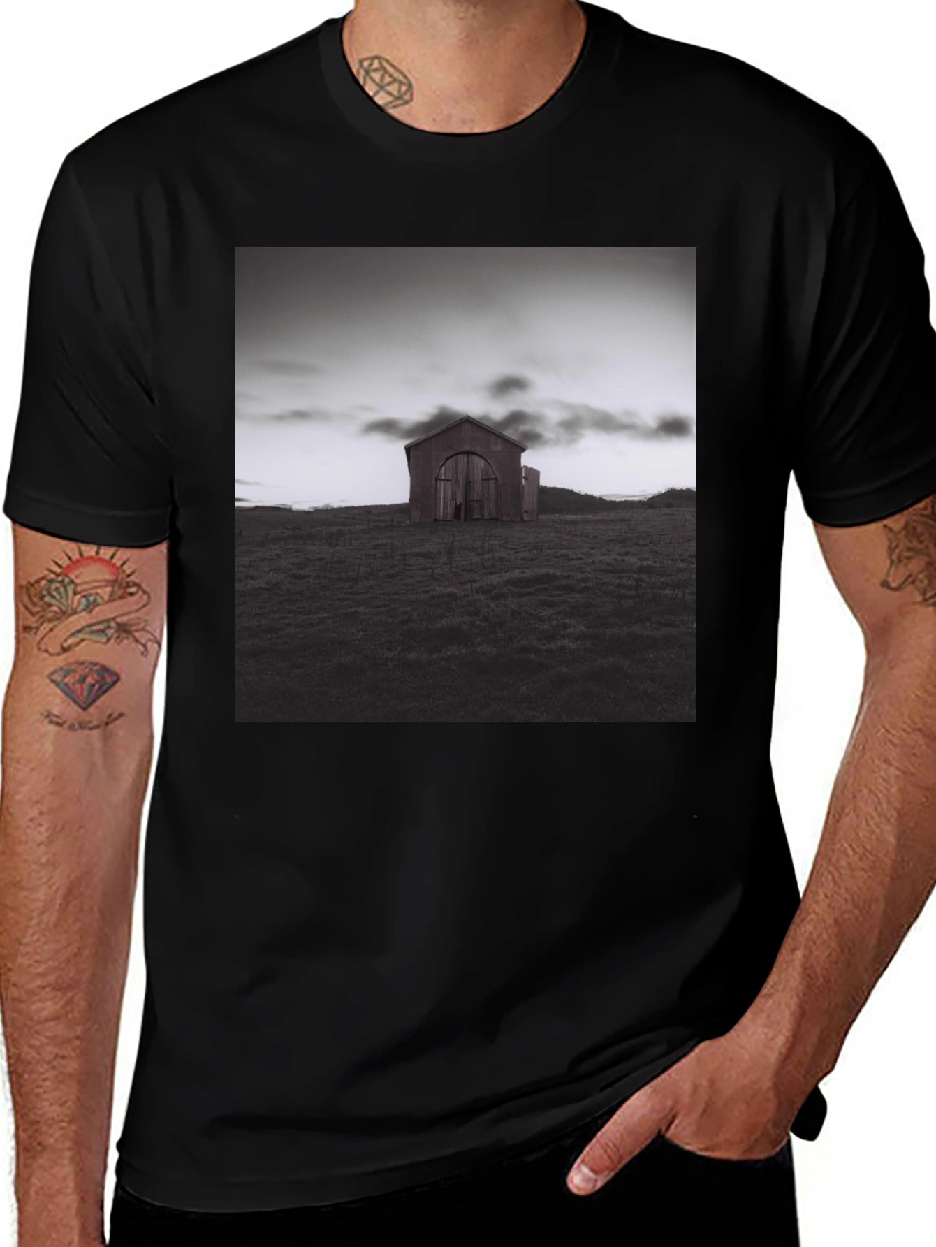 Rustic Barn Graphic T-Shirt